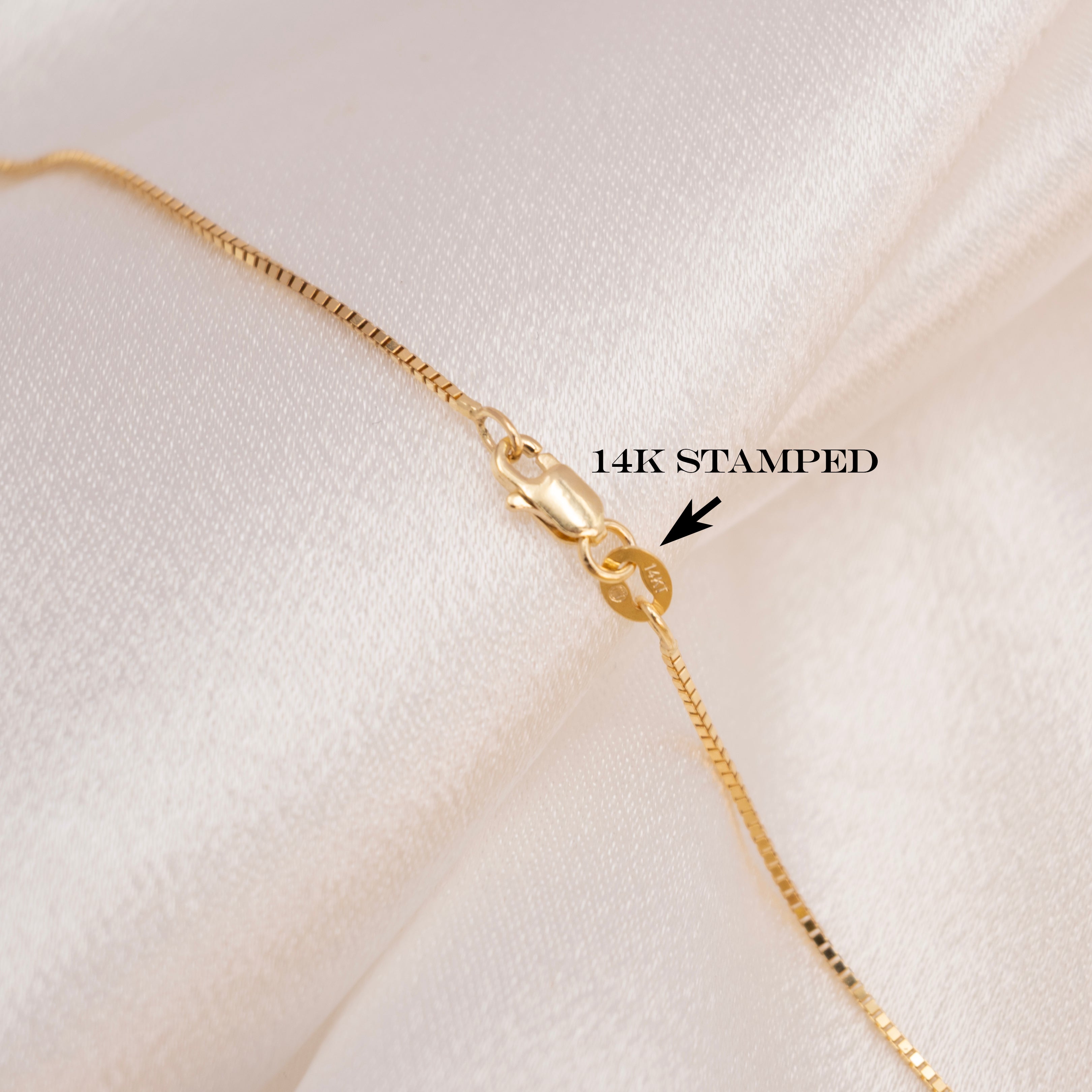 14k Elegant Box Chain