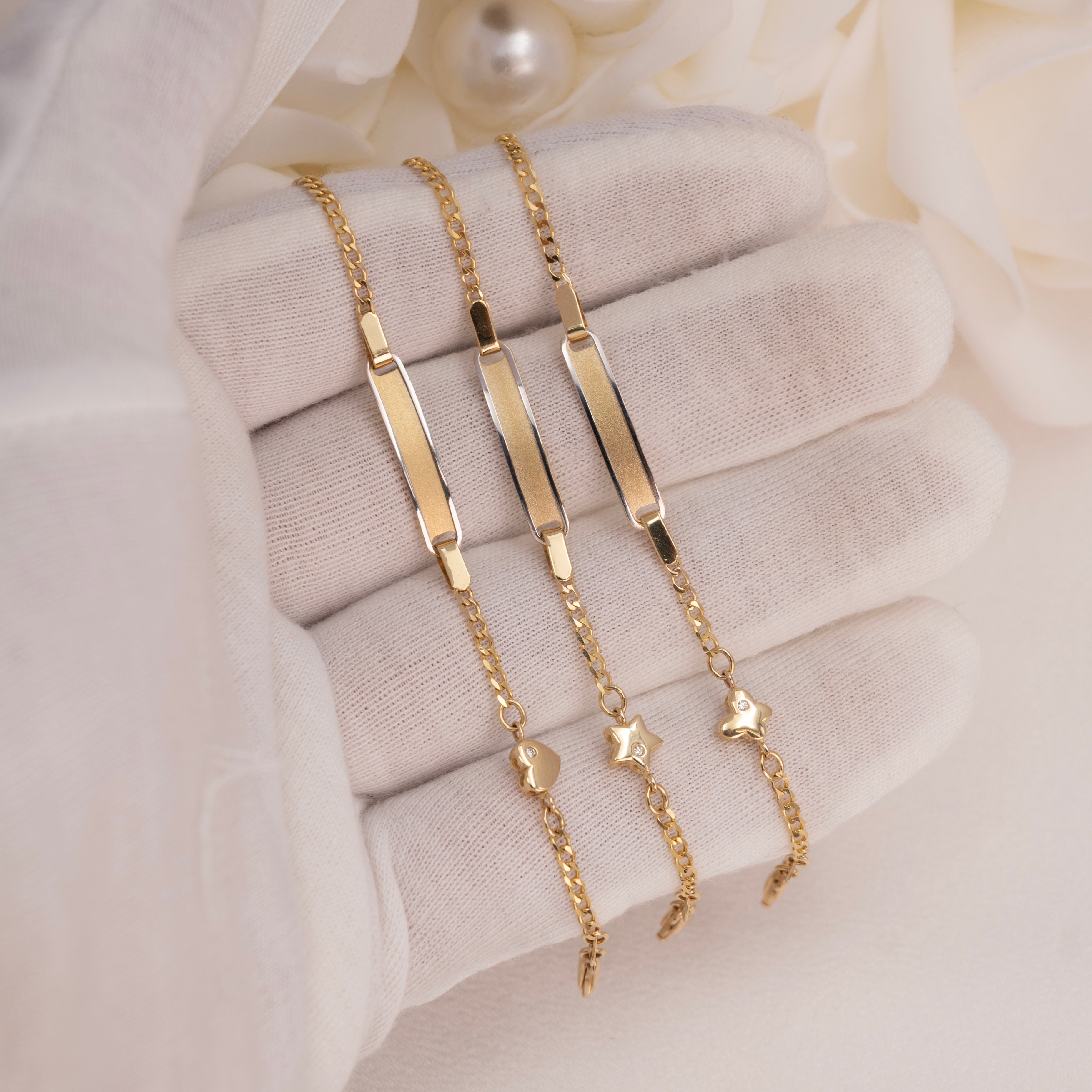 14k Baby Charm Bracelets
