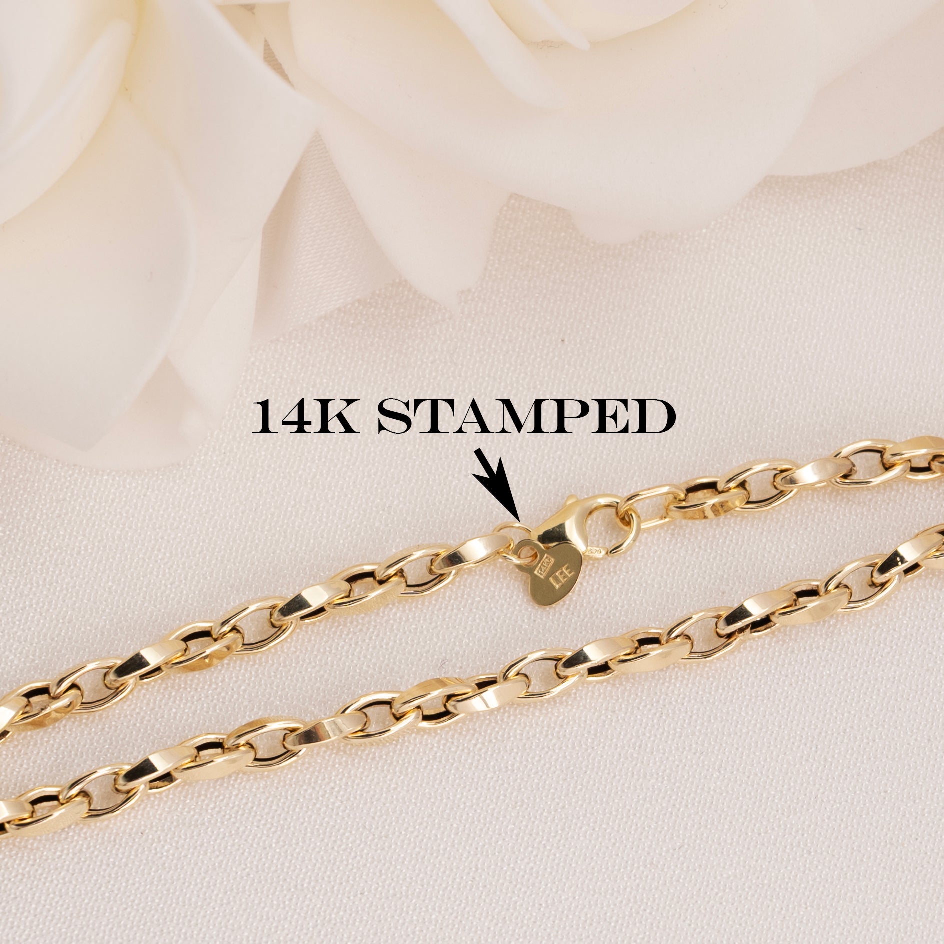 14k Rolo Bracelet