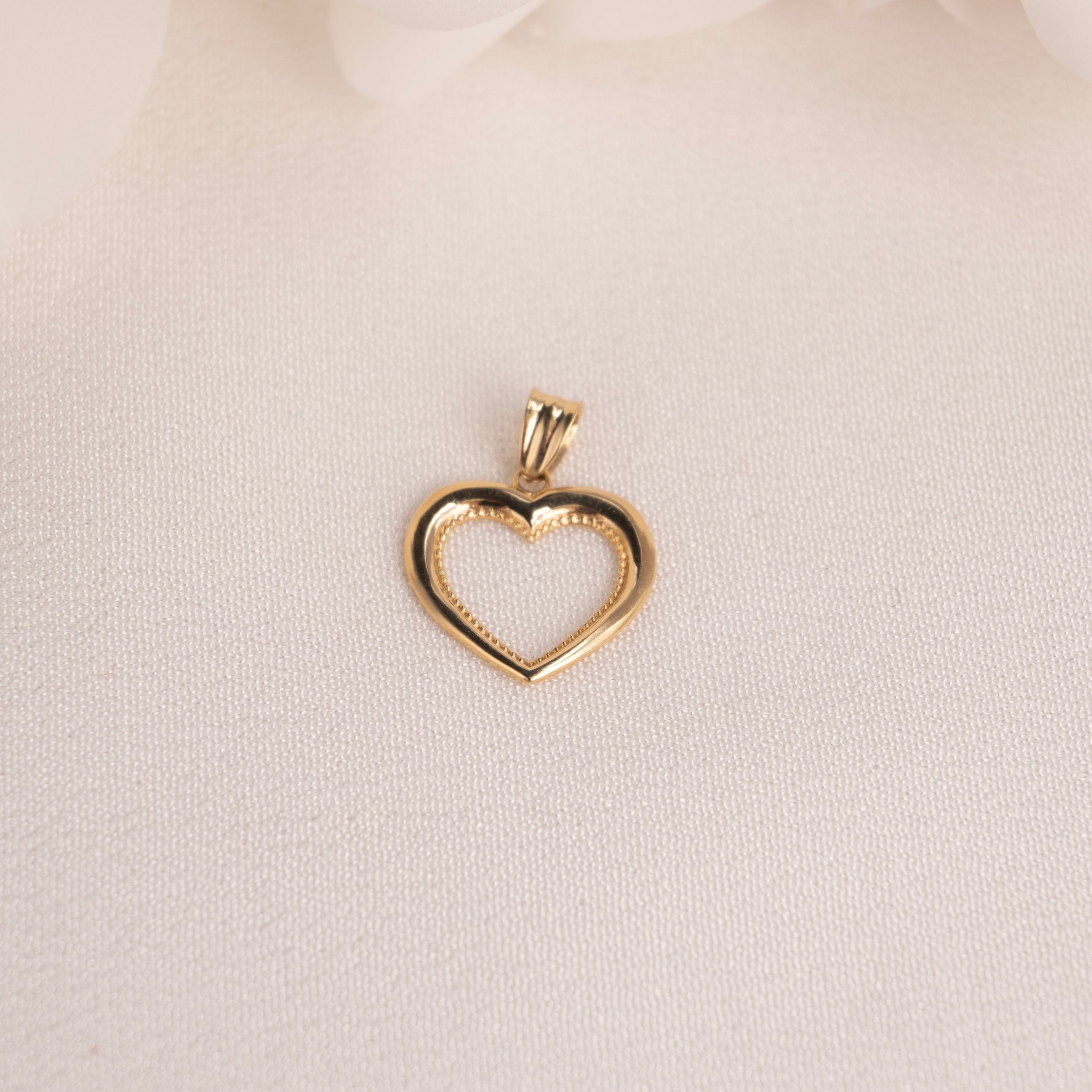 14k Polished Heart Pendant