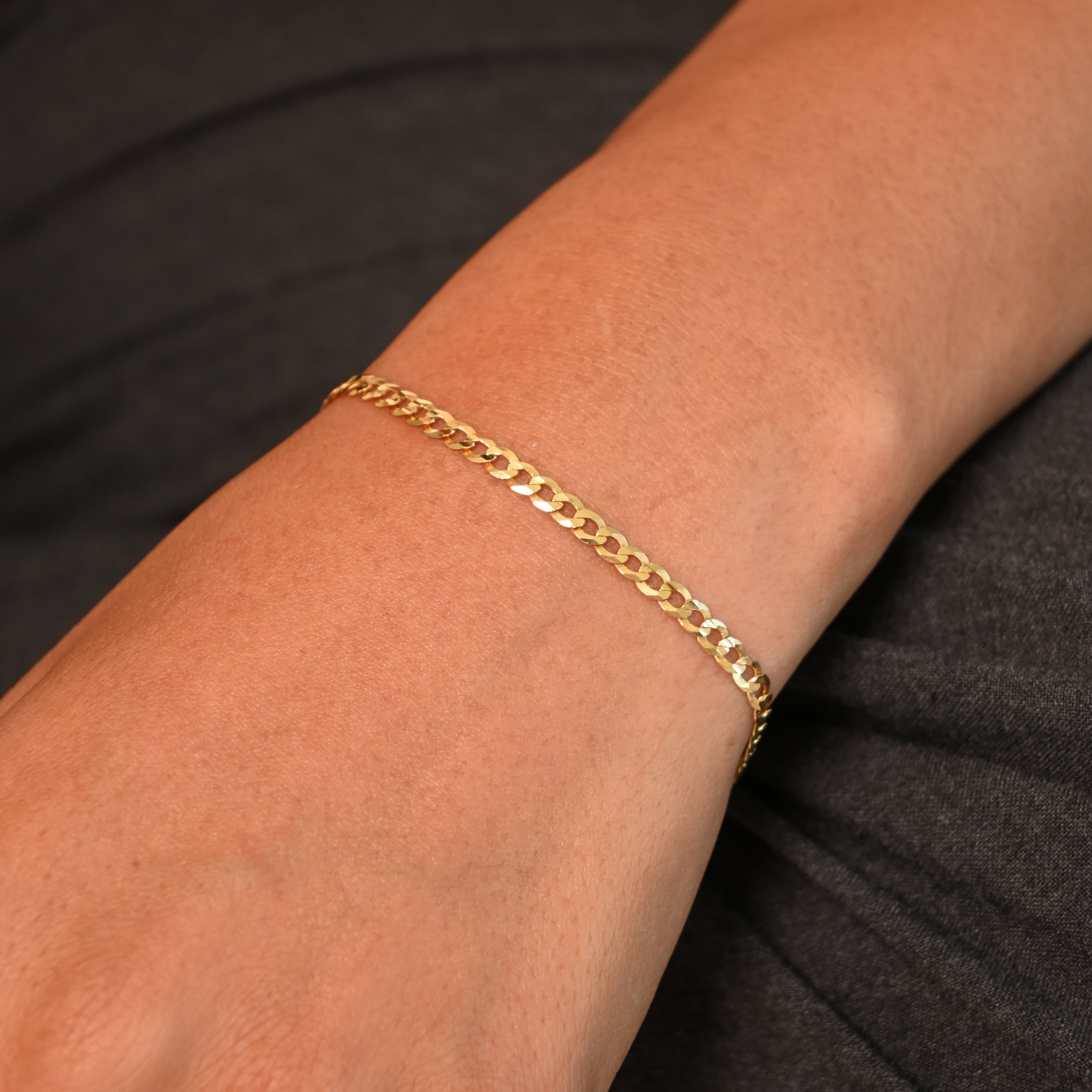 14k Curb Chain Bracelet