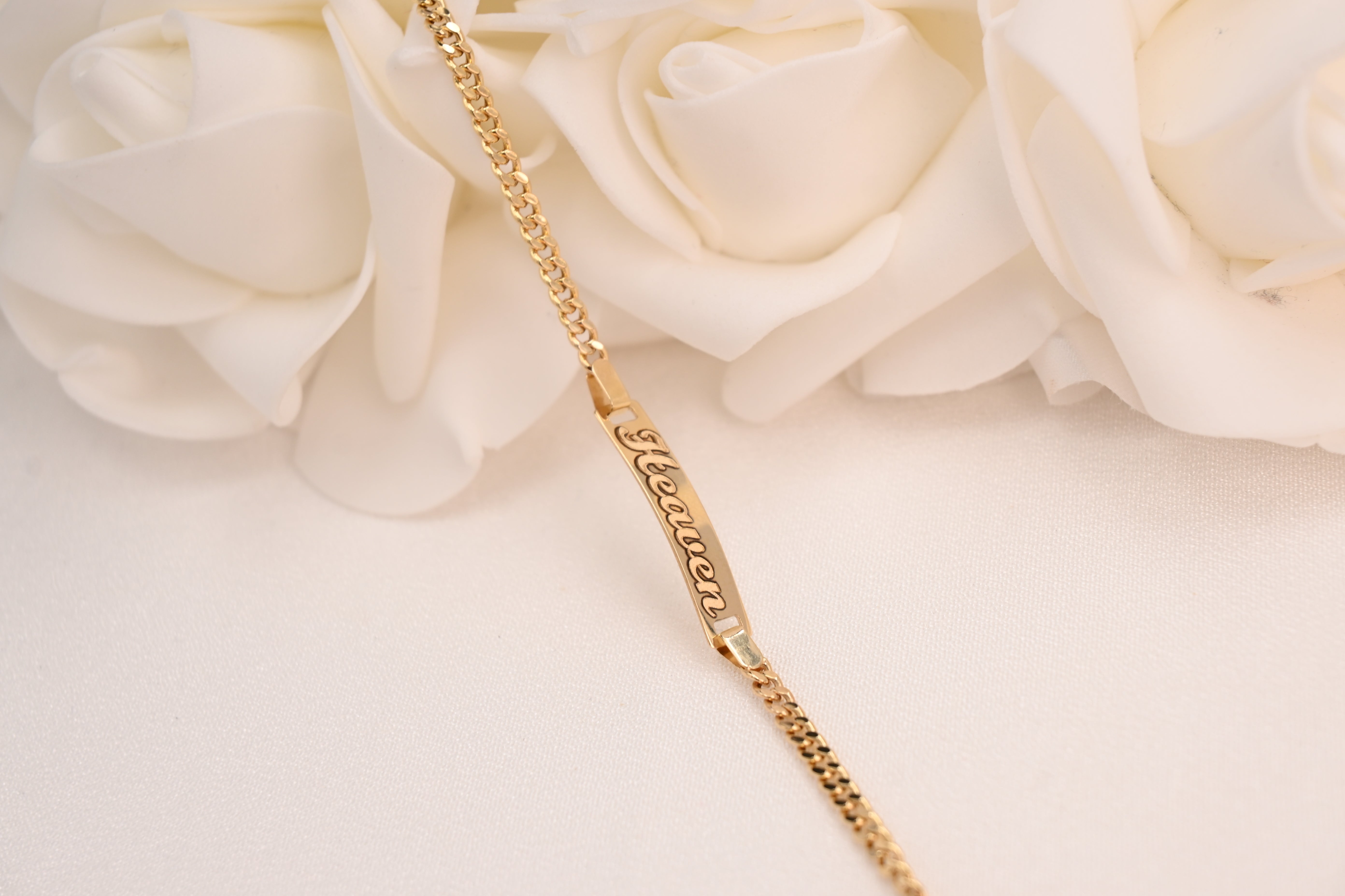 14k Curb ID Baby Bracelet