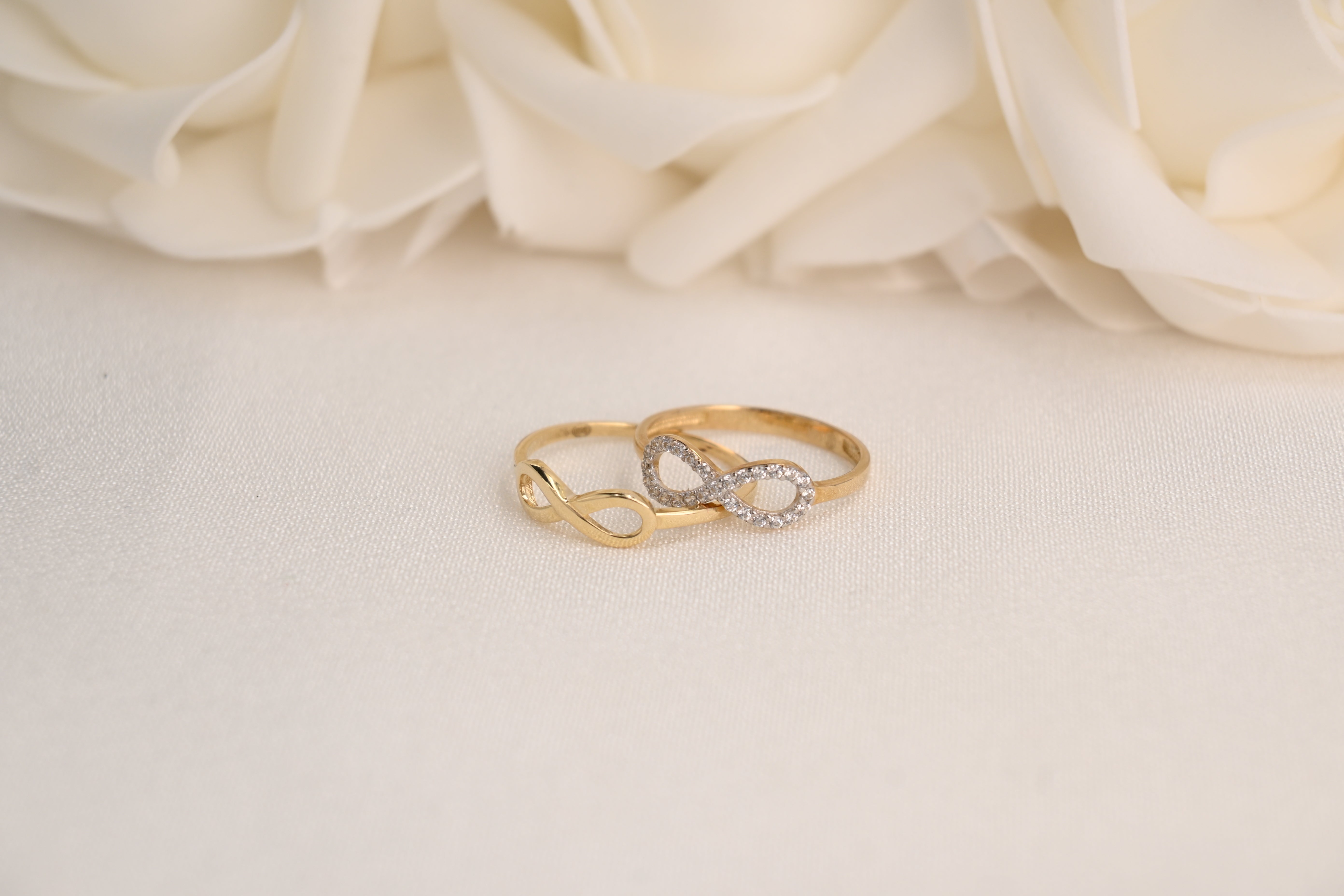 14k Cz Infinite Ring