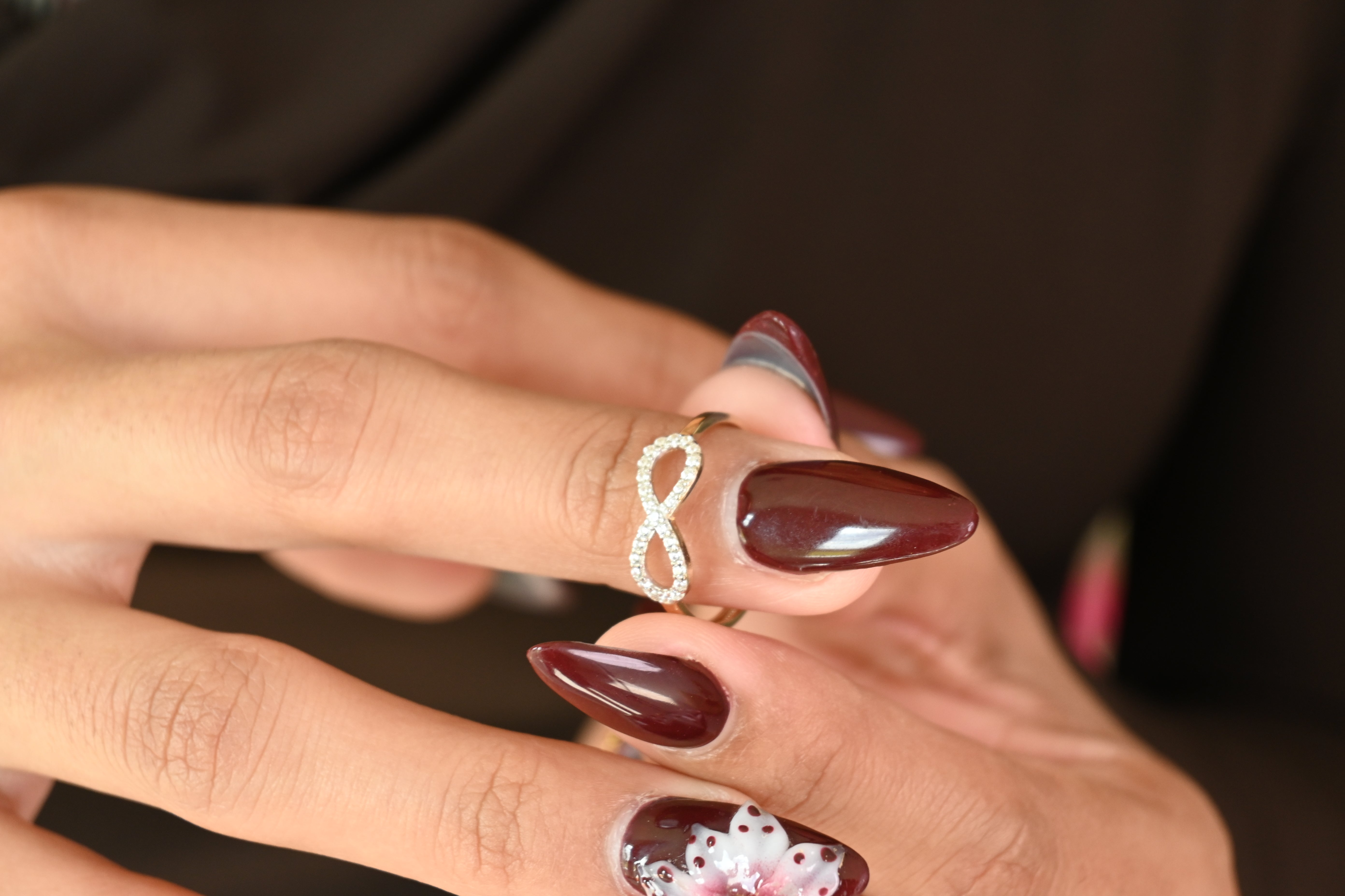 14k Cz Infinite Ring