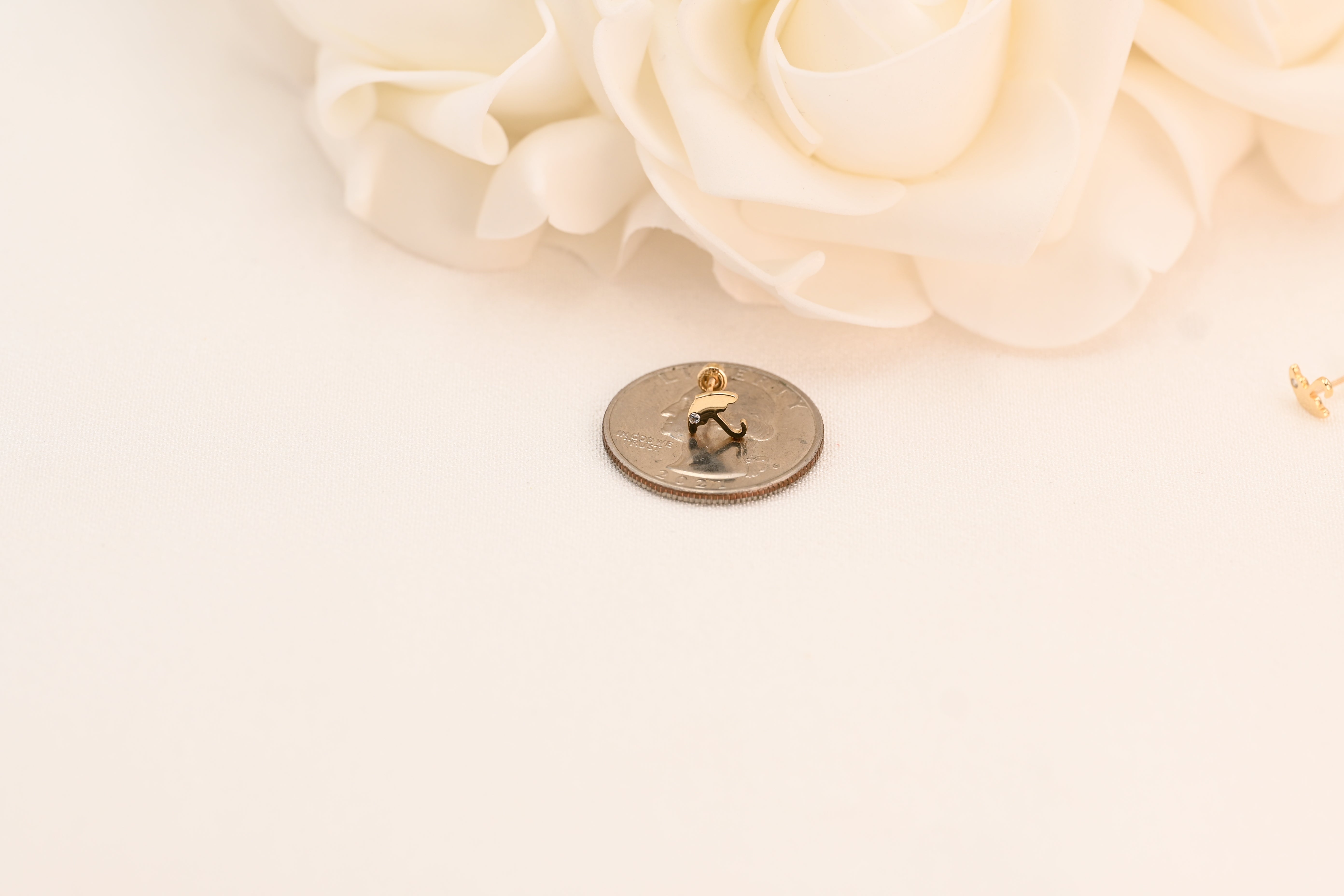 14k Umbrella Stud Earrings
