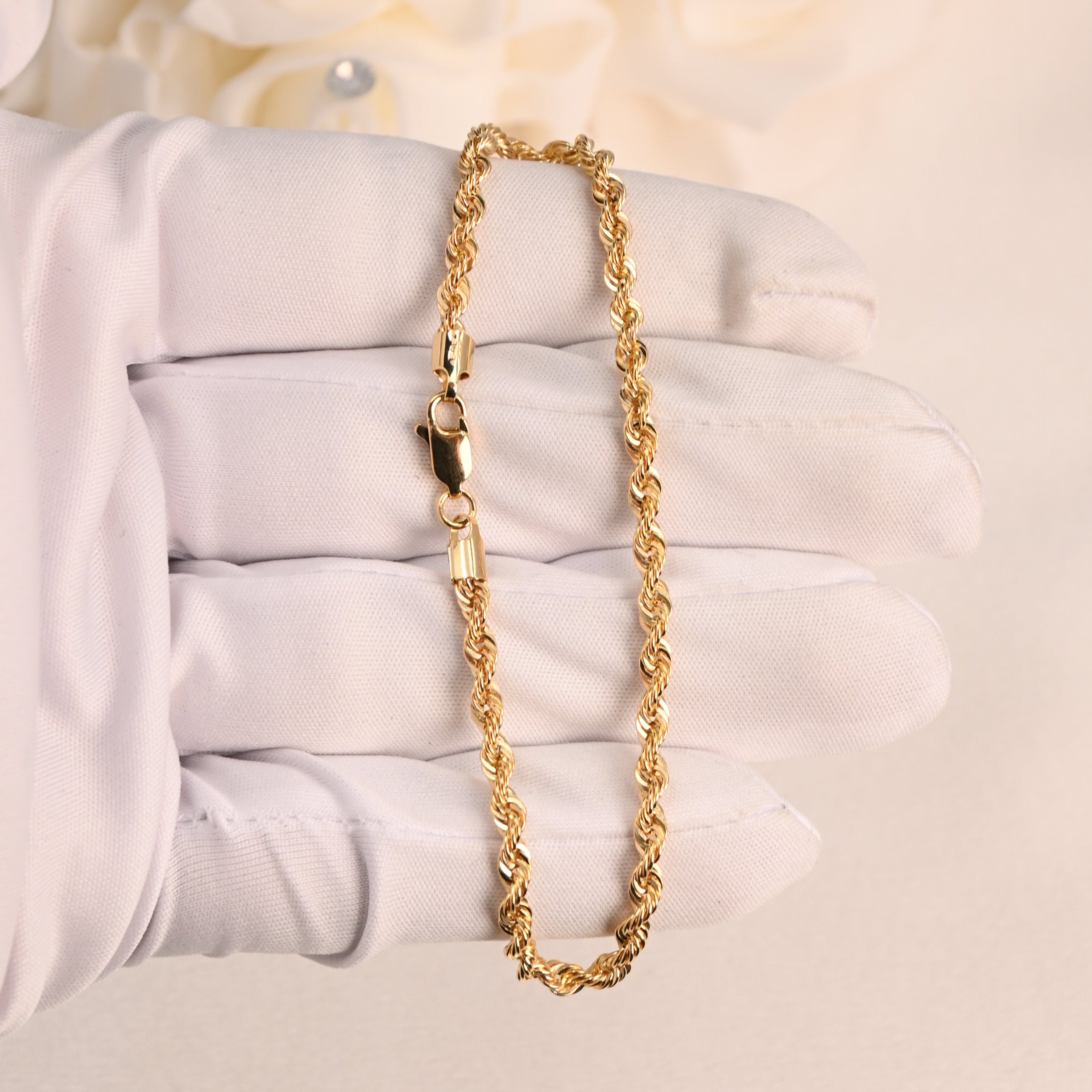 14k Rope Bracelet