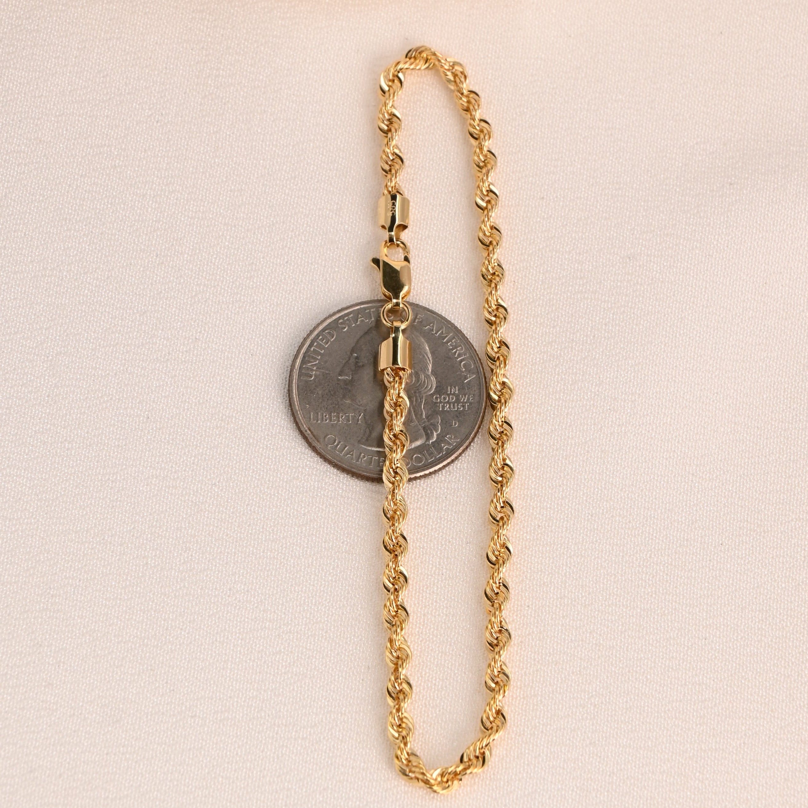 14k Rope Bracelet