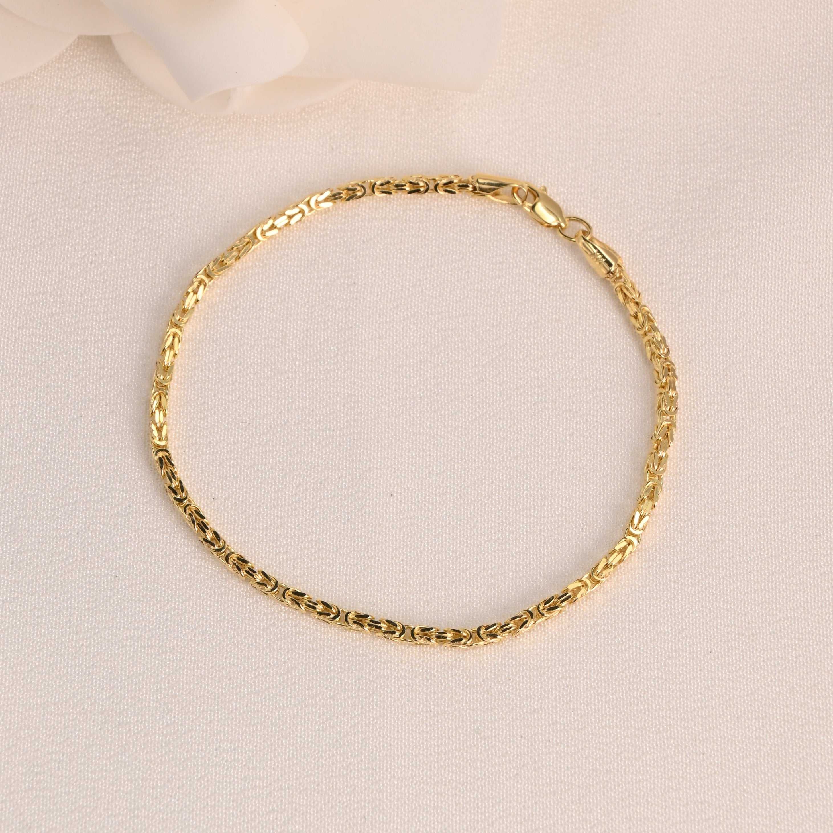 14K Byzantine Bracelet - 2.1mm
