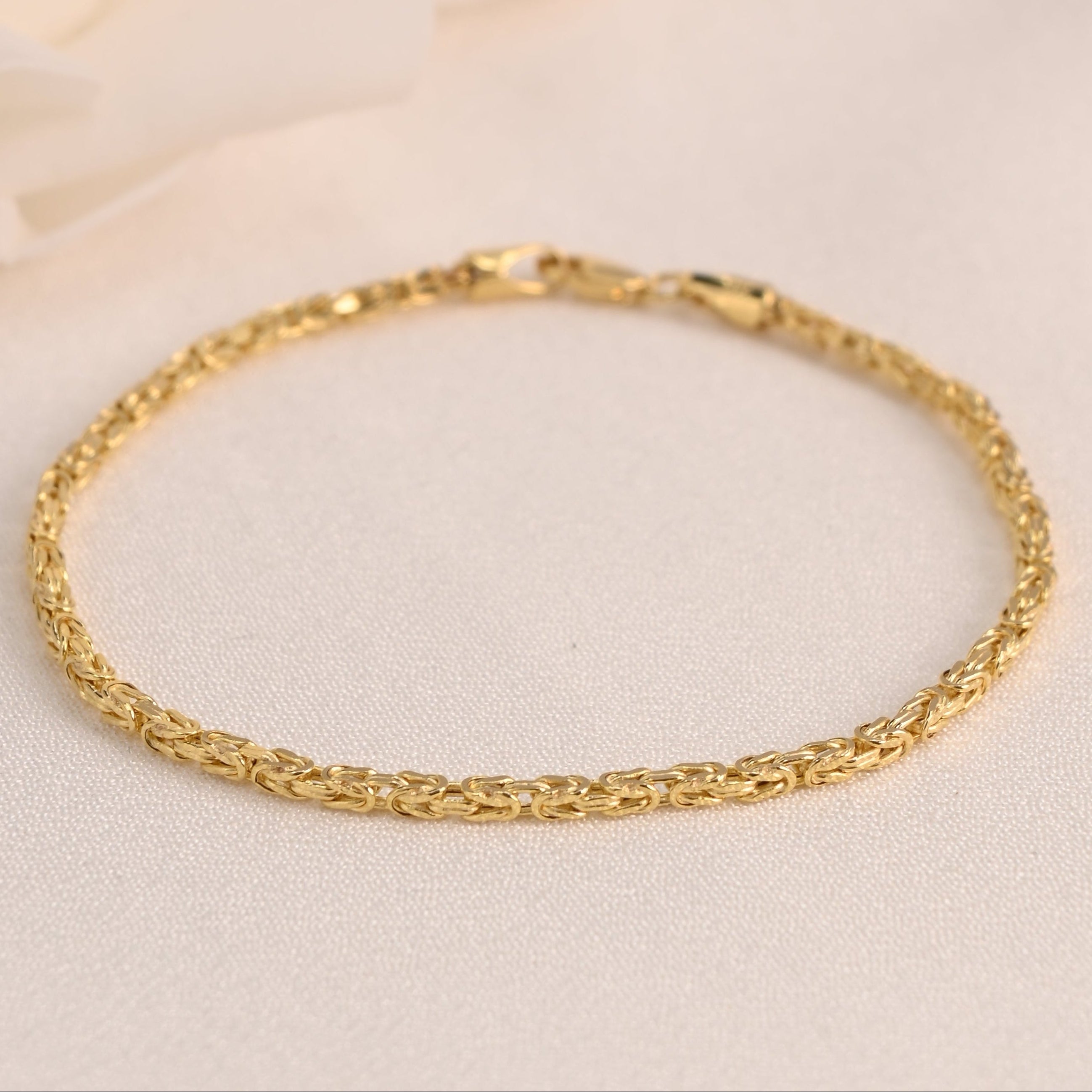 14K Byzantine Bracelet - 2.1mm