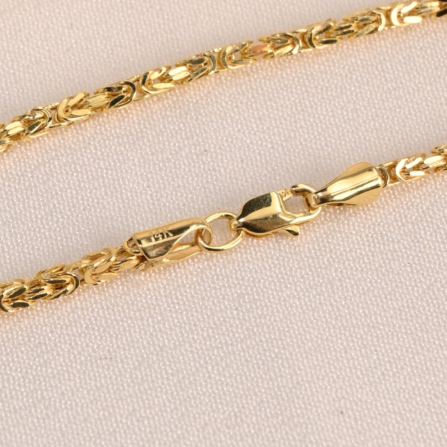 14K Byzantine Bracelet - 2.1mm
