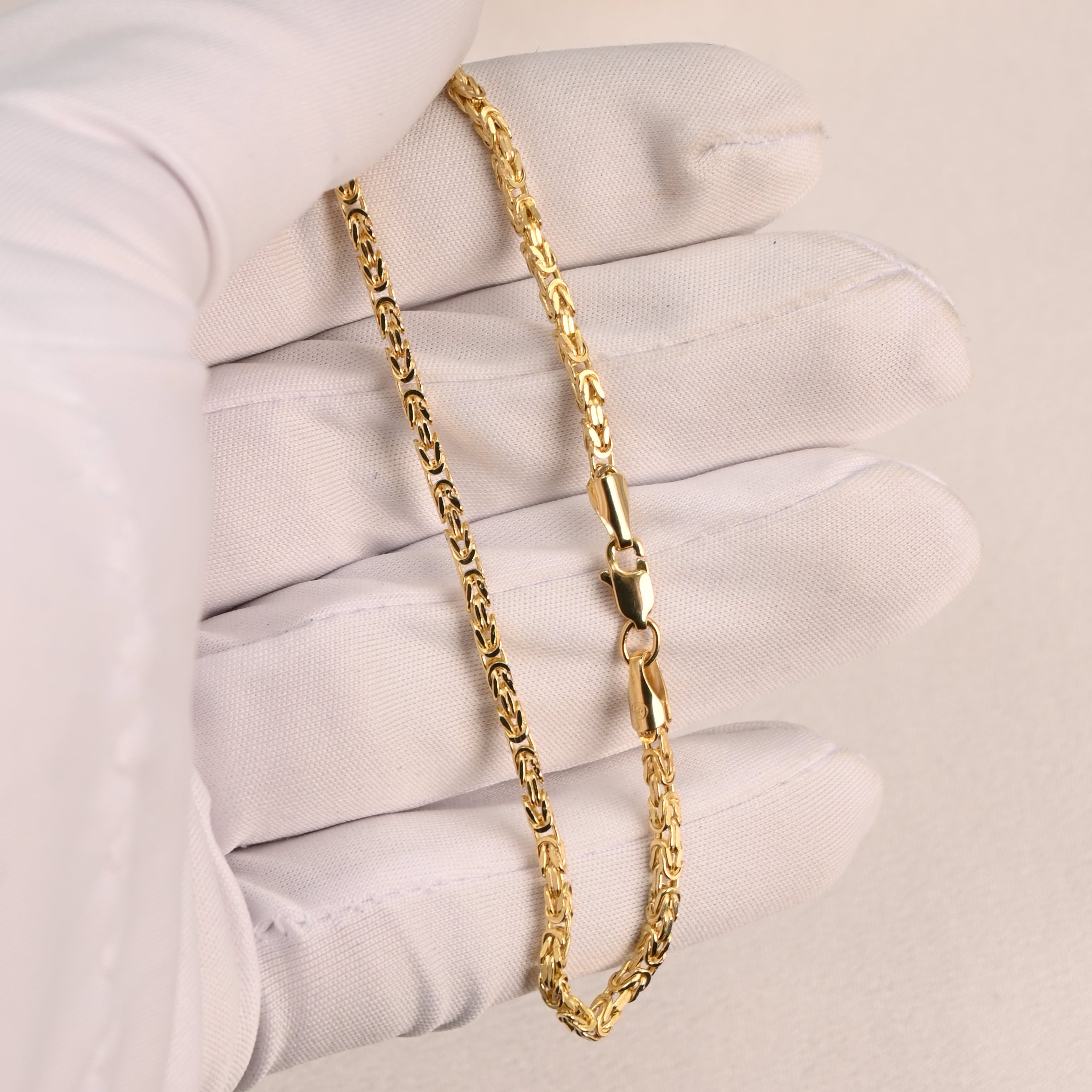 14K Byzantine Bracelet - 2.1mm