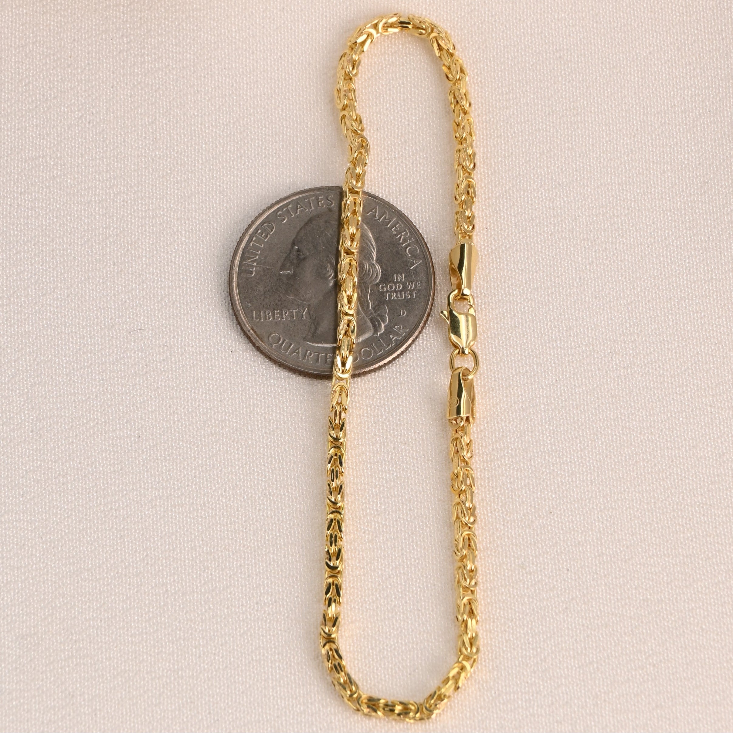 14K Byzantine Bracelet - 2.1mm