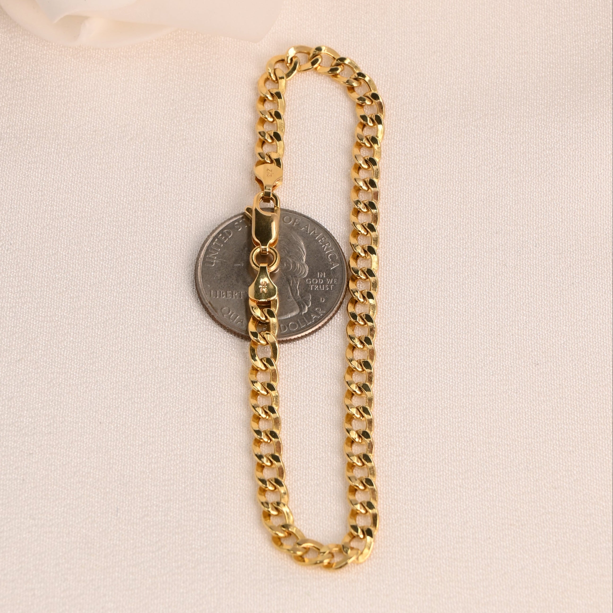 14K Classic Cuban Link Bracelet - 5mm