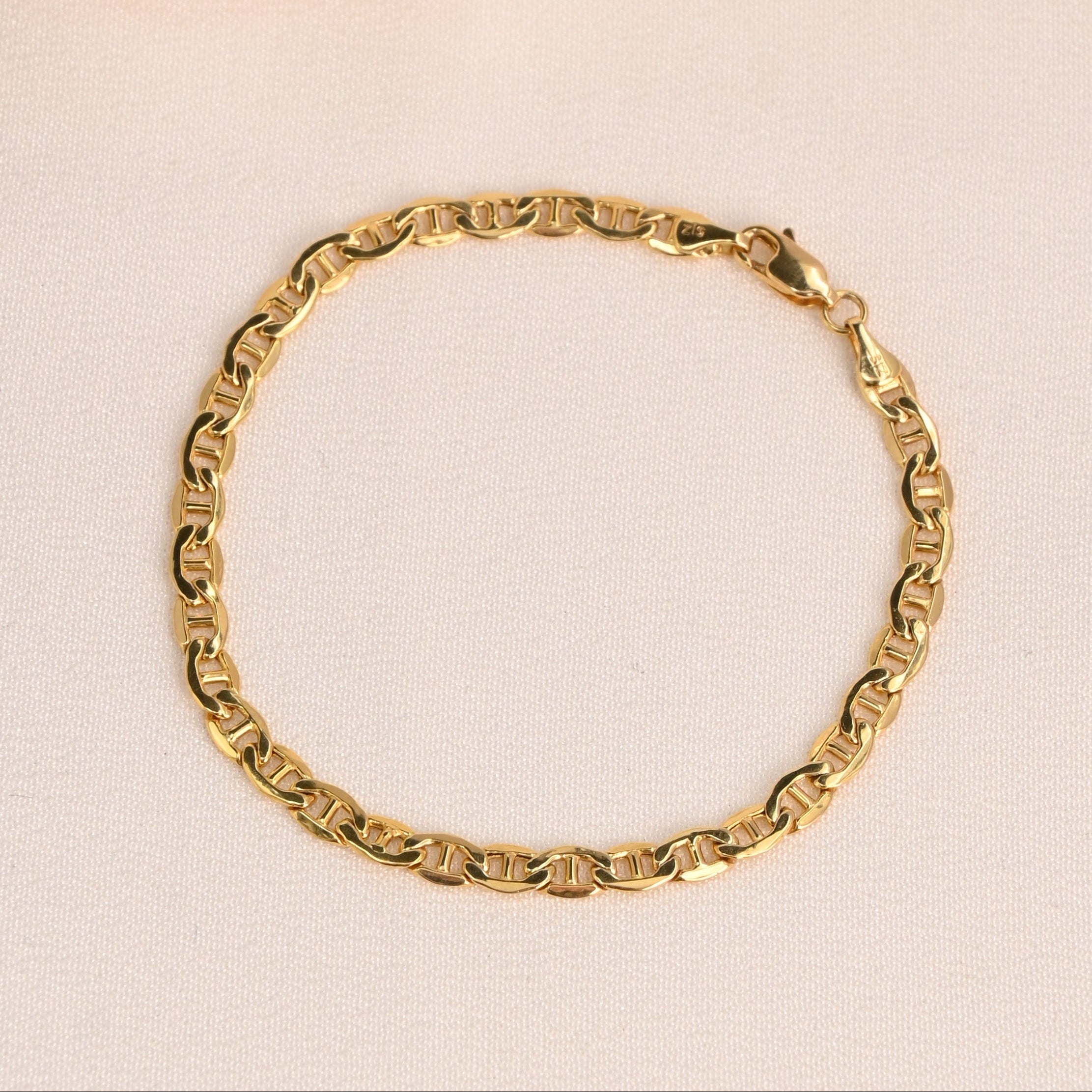 14K Classic Mariner Link Bracelet - 4.4mm