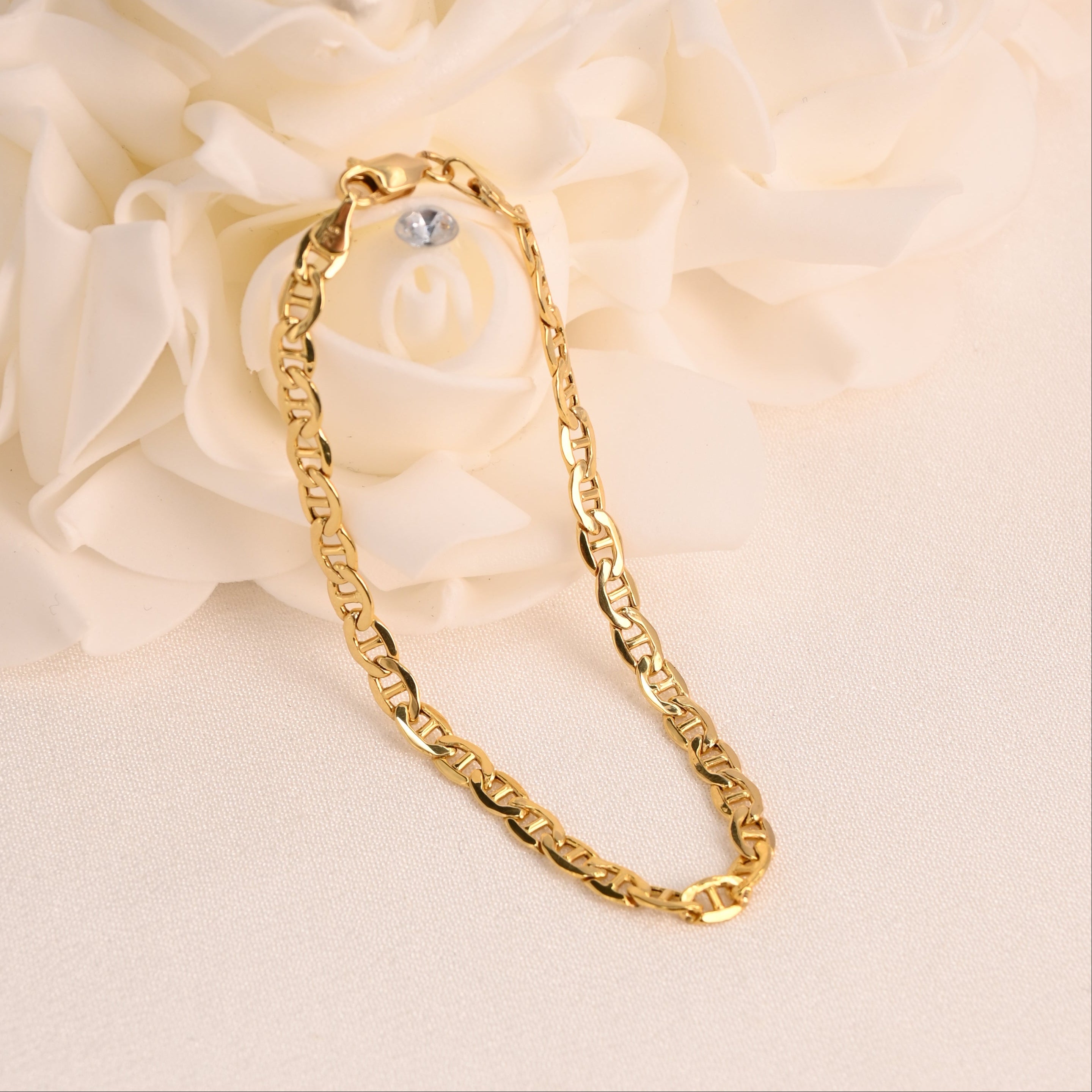 14K Classic Mariner Link Bracelet - 4.4mm