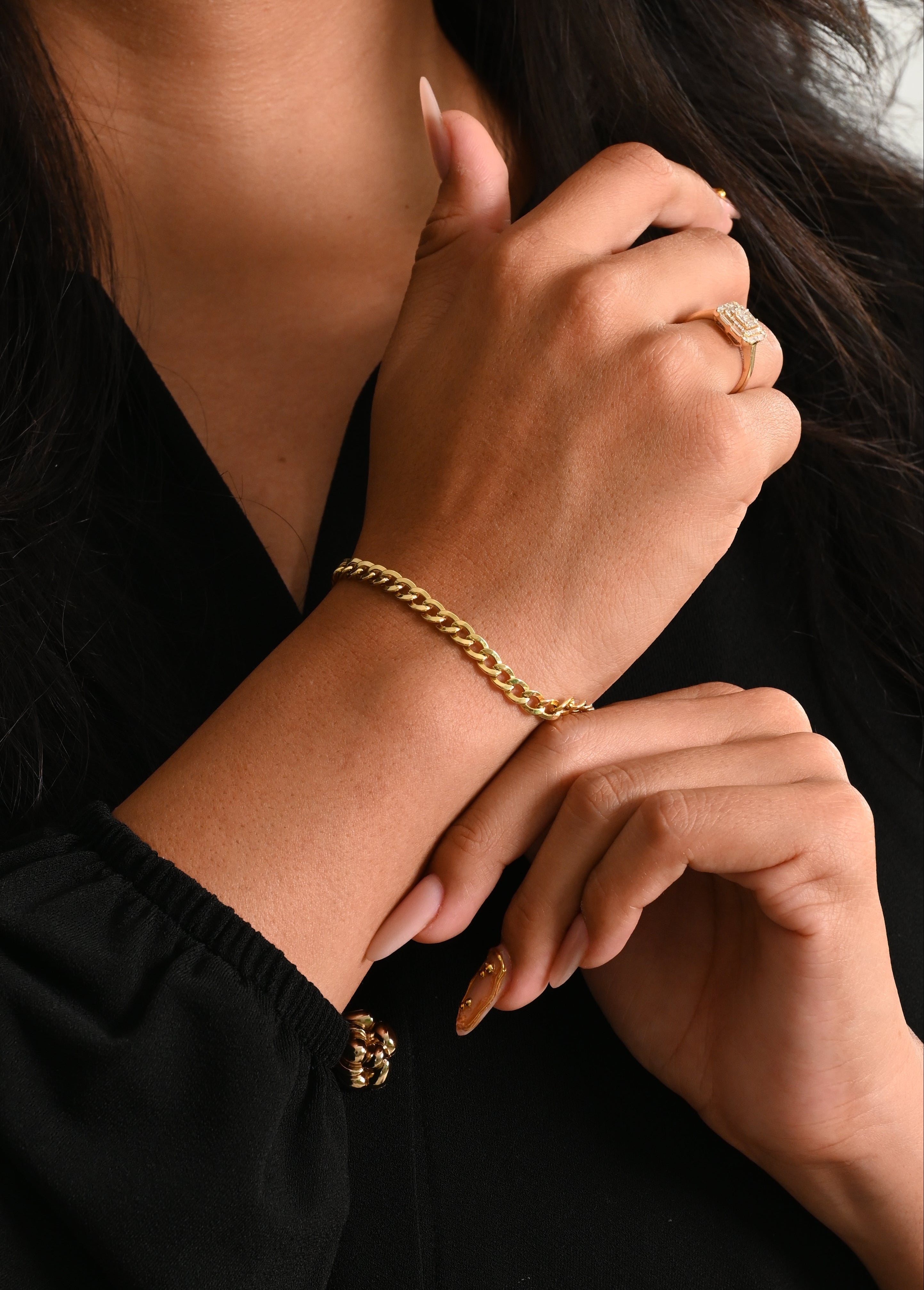 14K Classic Cuban Link Bracelet - 5mm