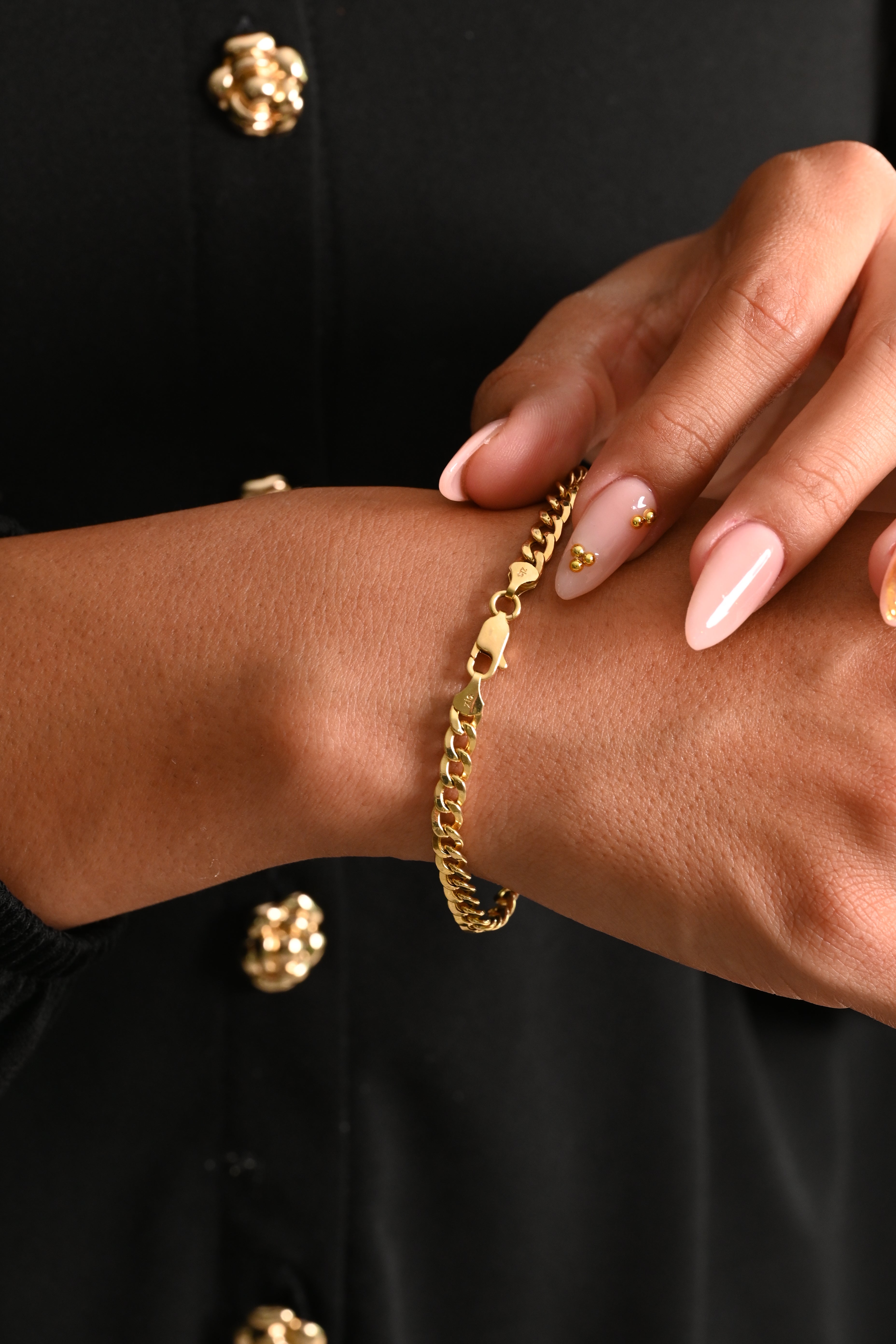 14K Classic Cuban Link Bracelet - 5mm