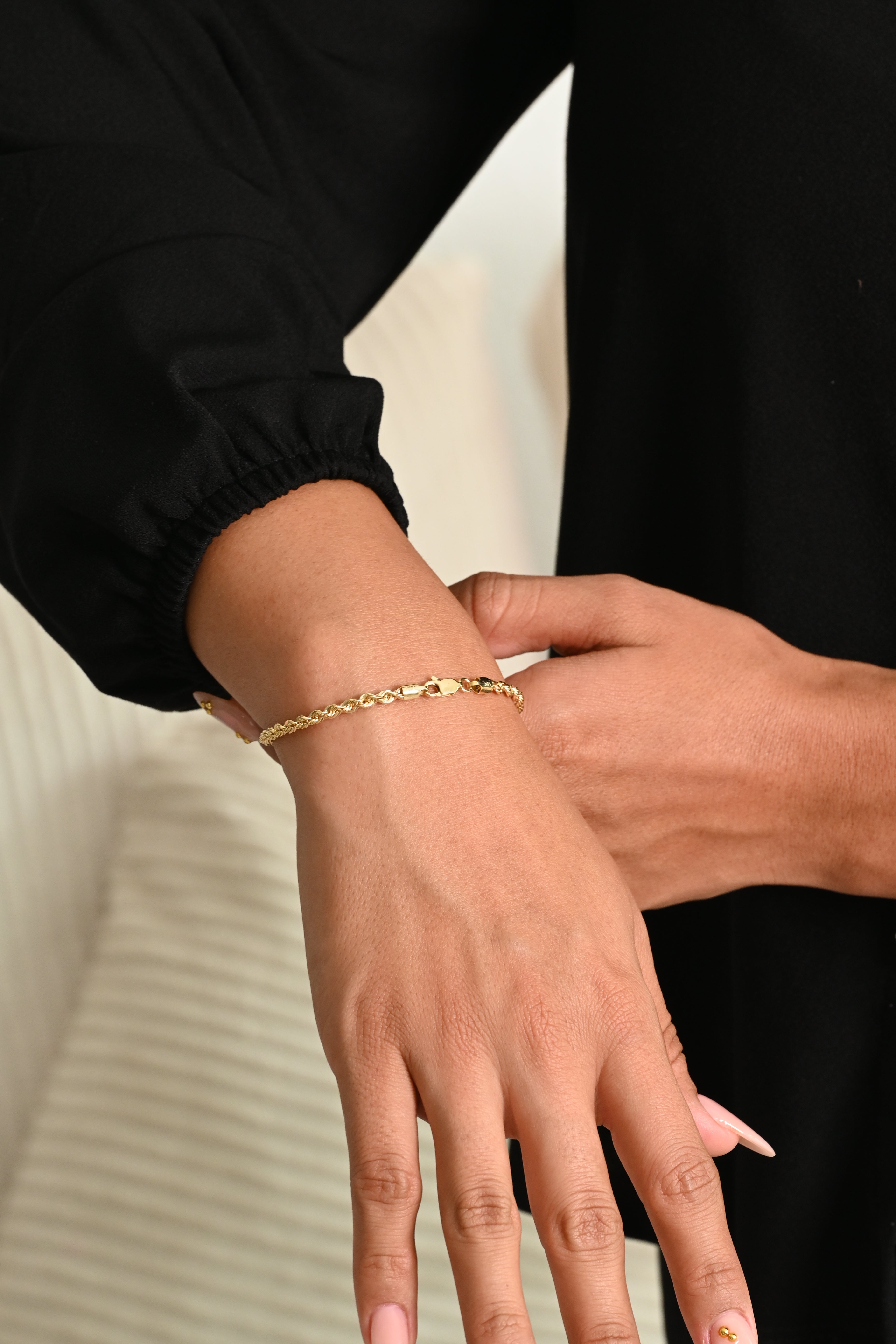 14k Rope Bracelet