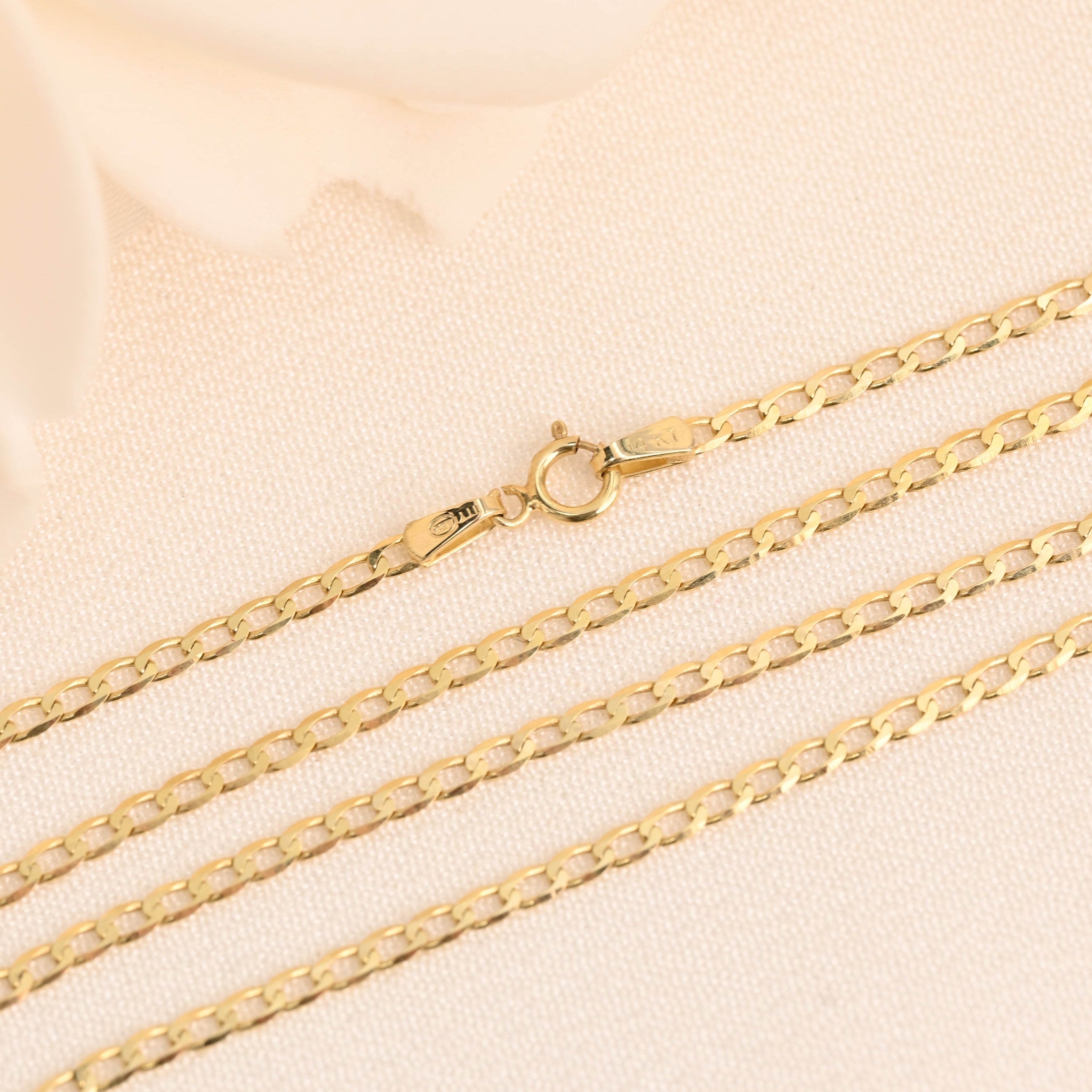 14k Oval Link Chain - 2mm