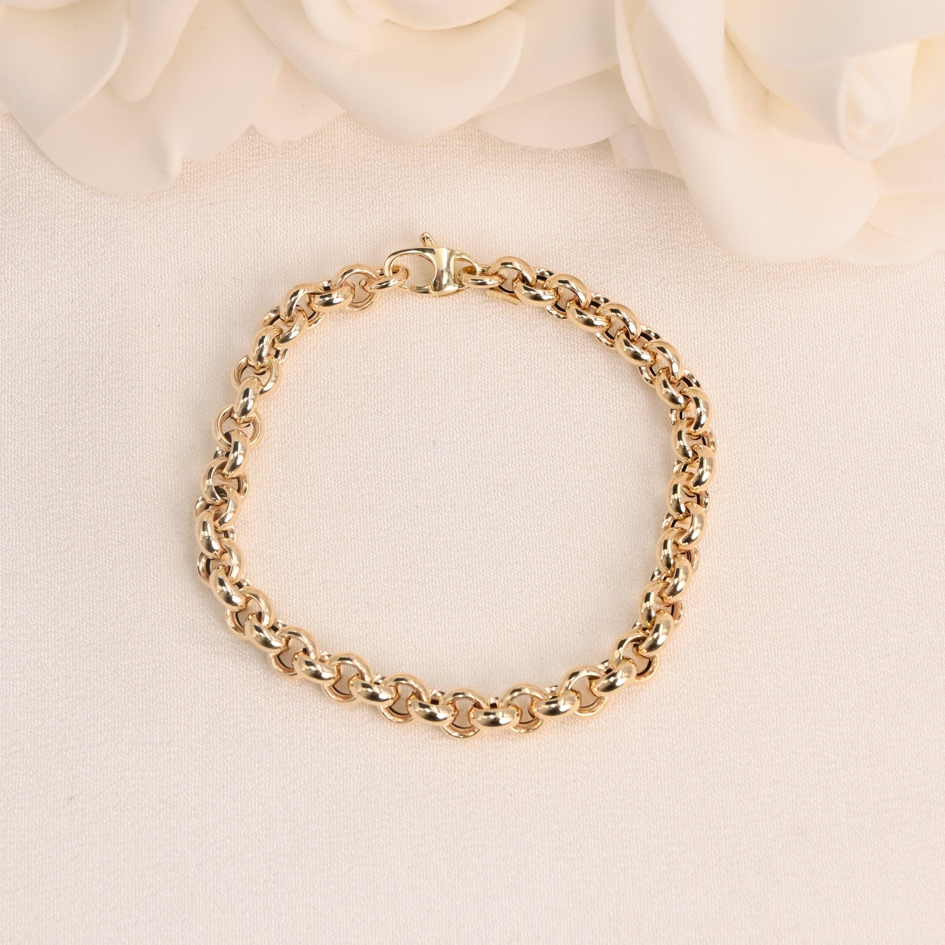 14K Rolo Bracelet