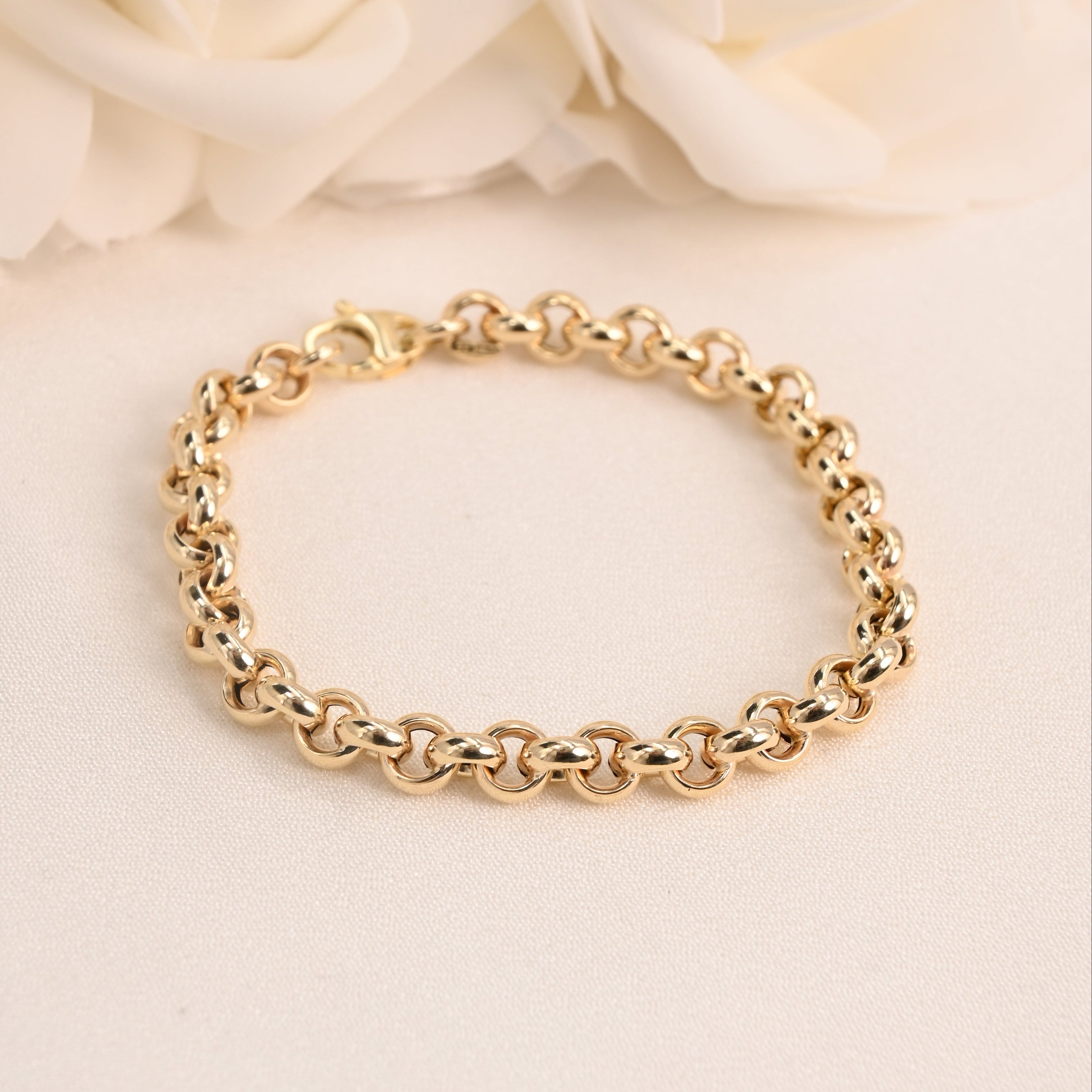 14K Rolo Bracelet