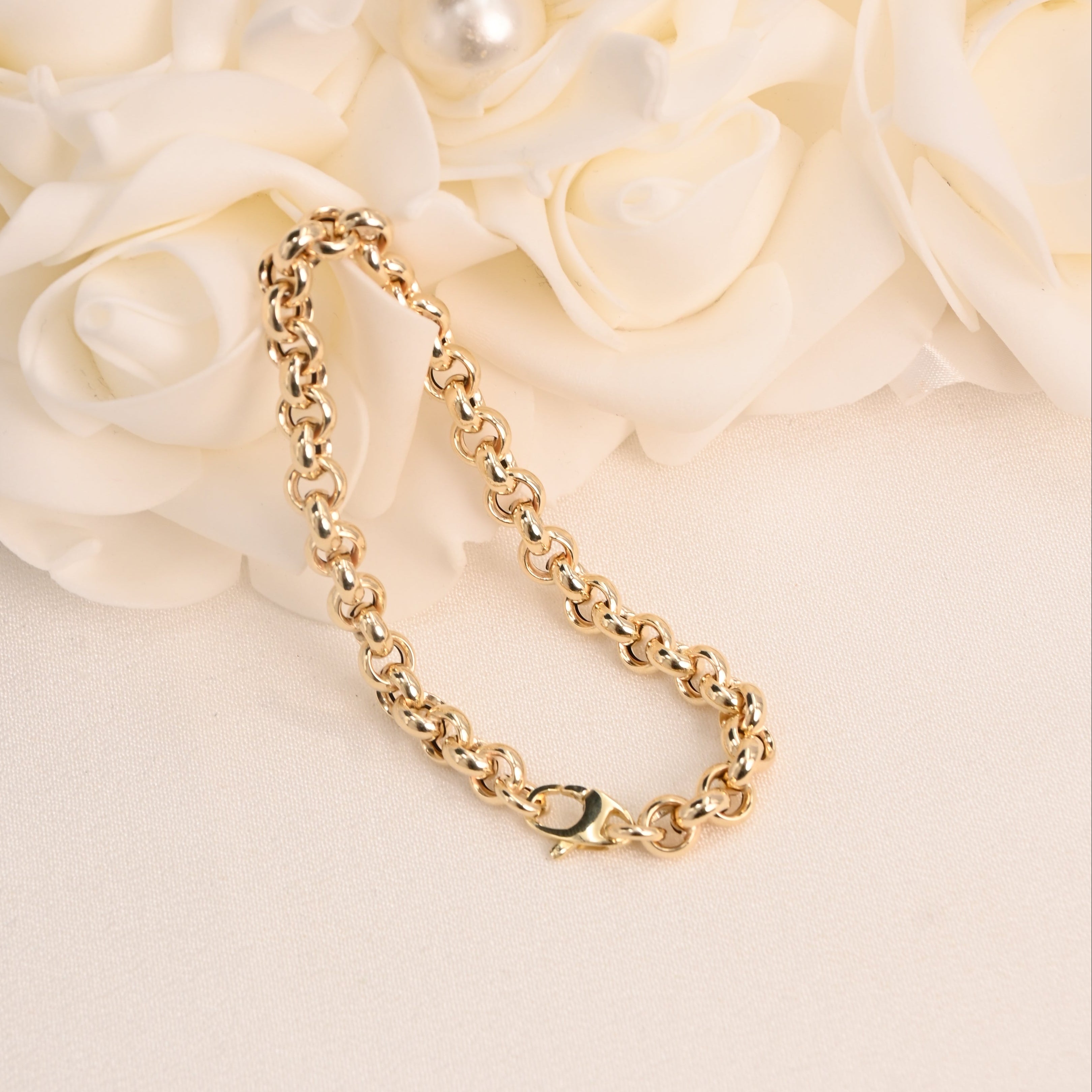 14K Rolo Bracelet