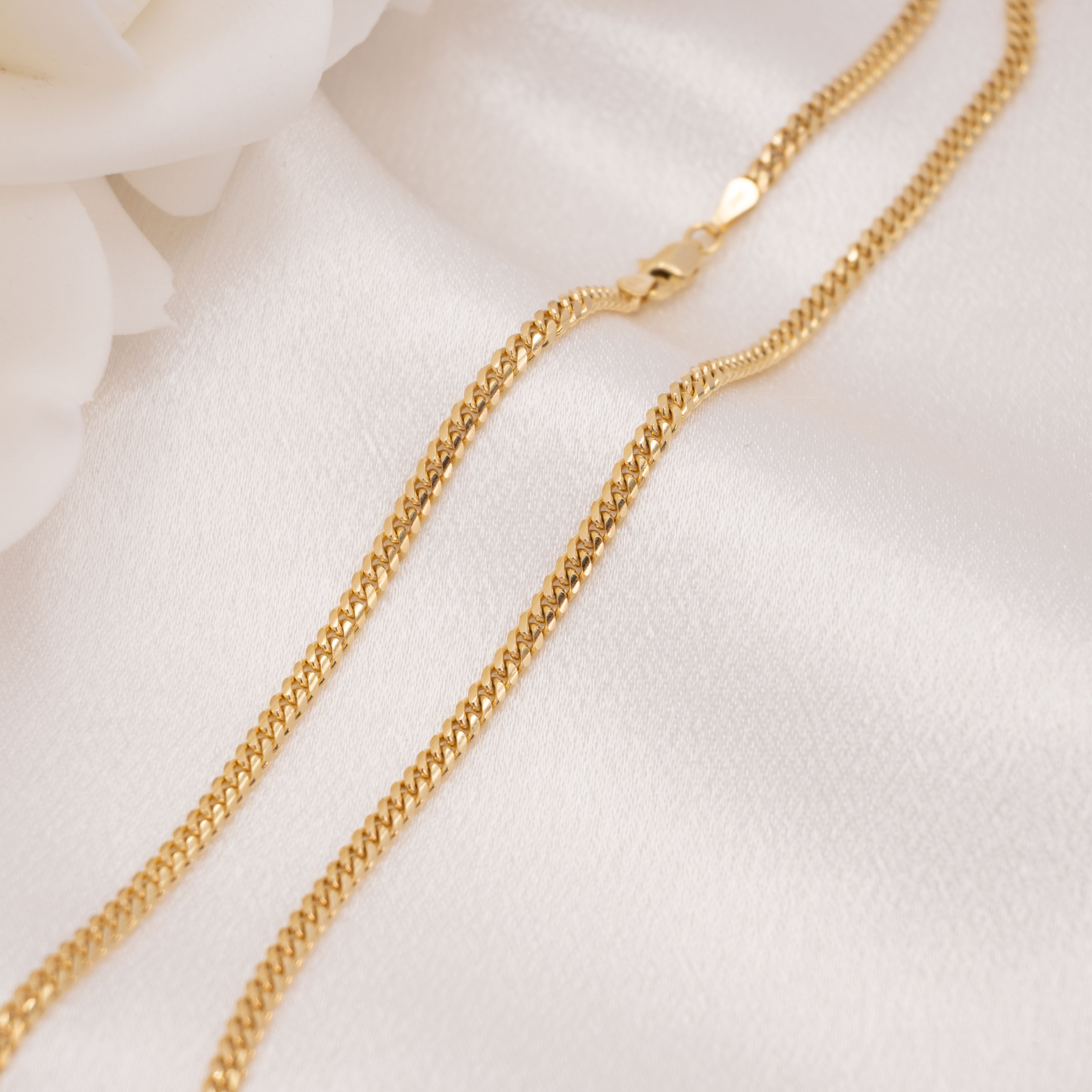 14k 2.7mm Miami Cuban Chain