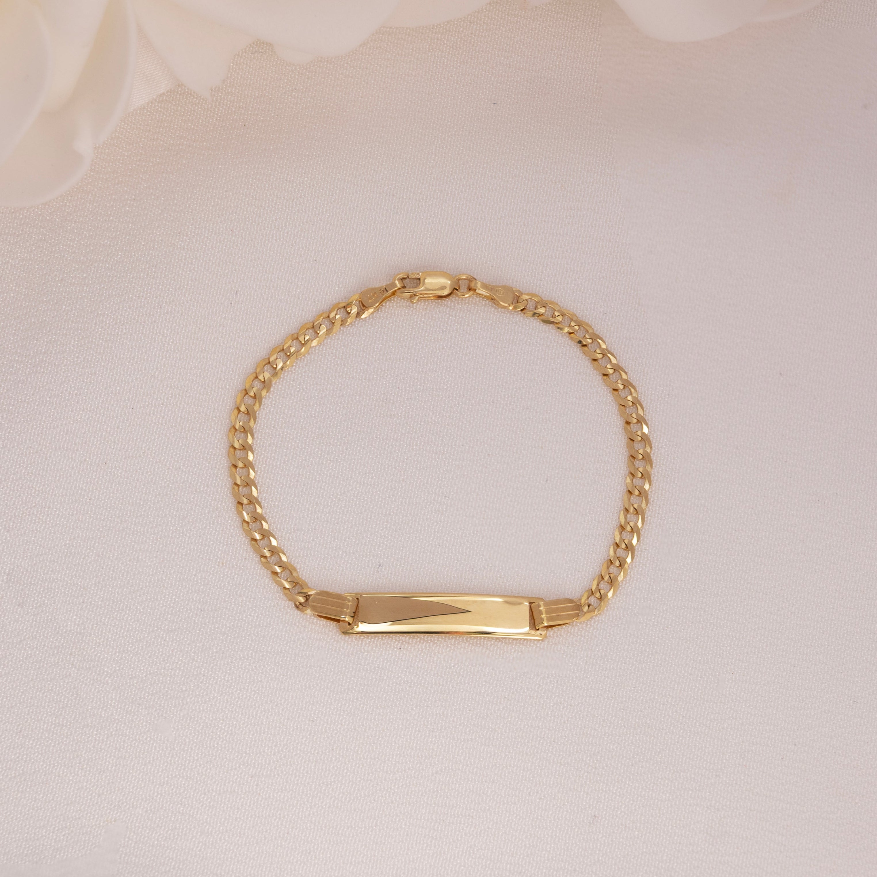 14k  Baby Curb ID Bracelet