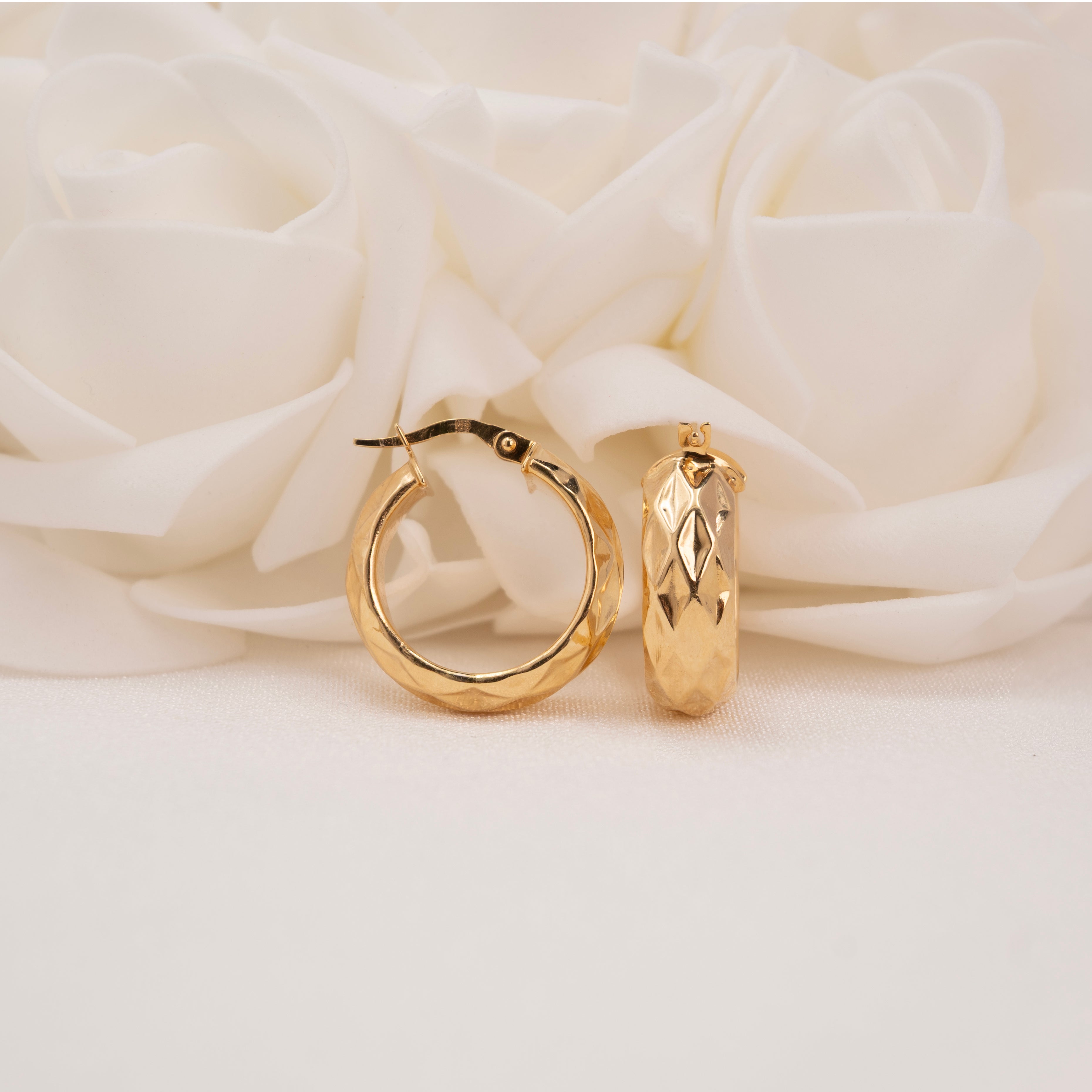 Aros llamativos de 14 k - 20 mm