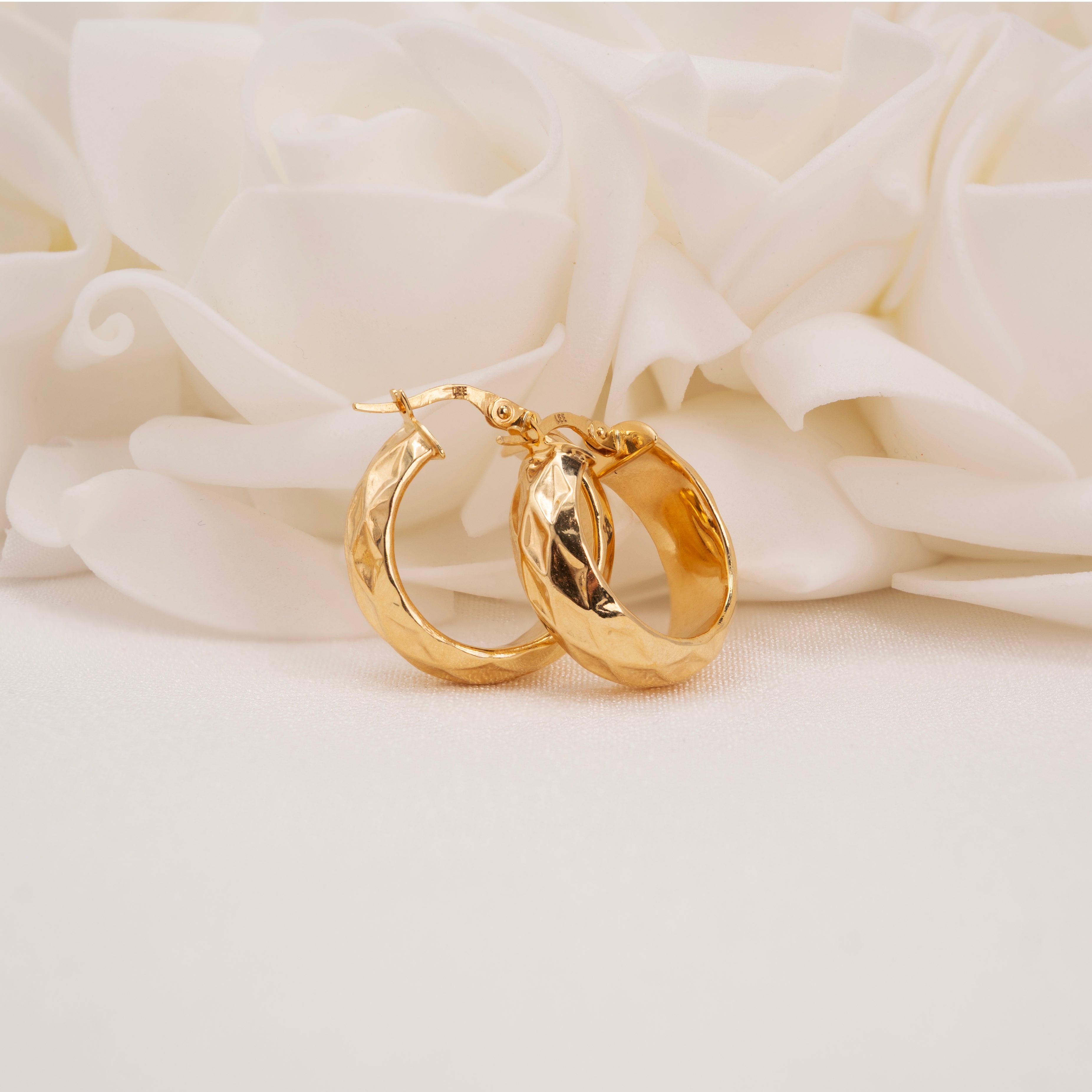 Aros llamativos de 14 k - 20 mm