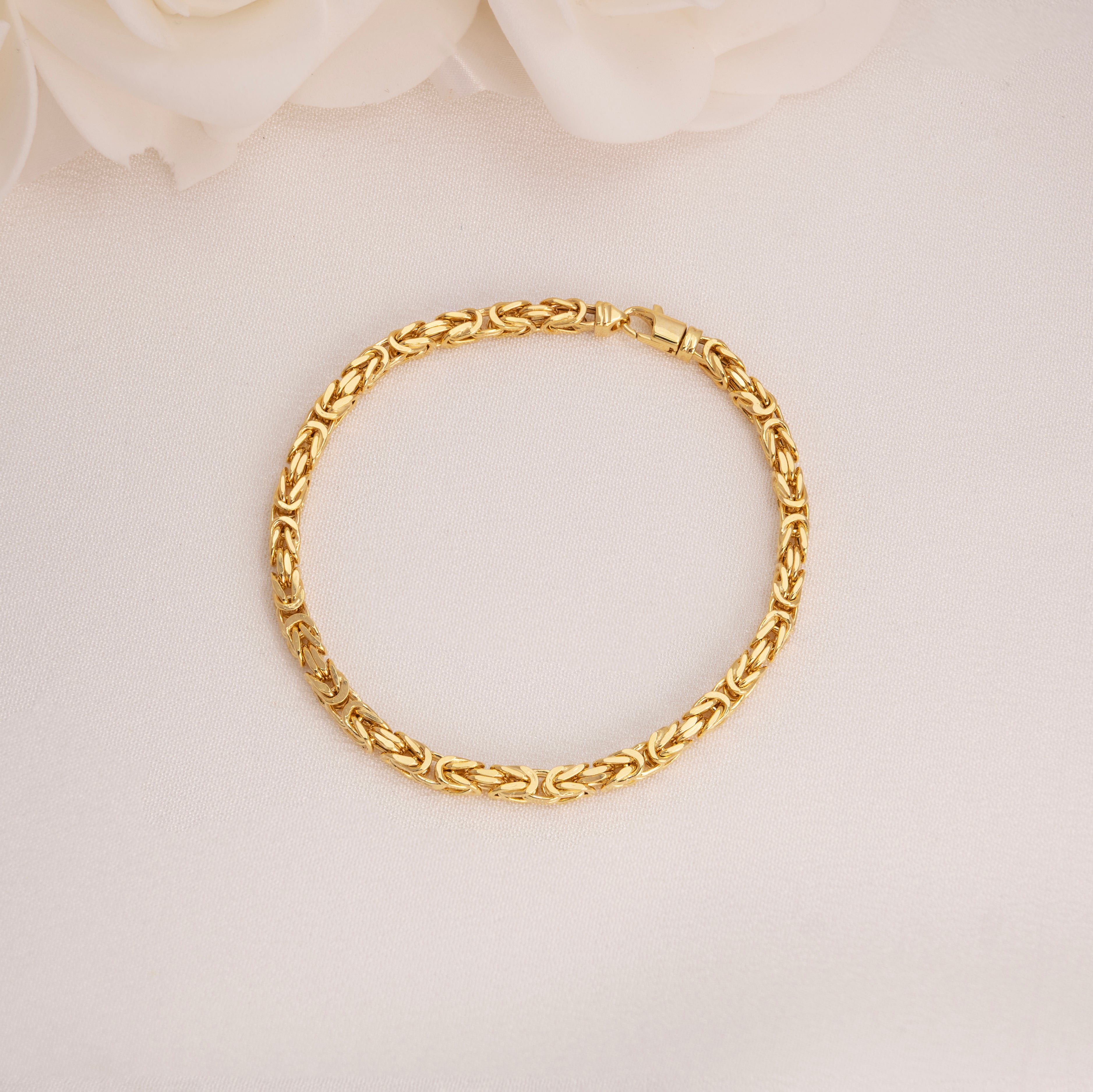 14k Byzantine Bracelet - 3.5mm