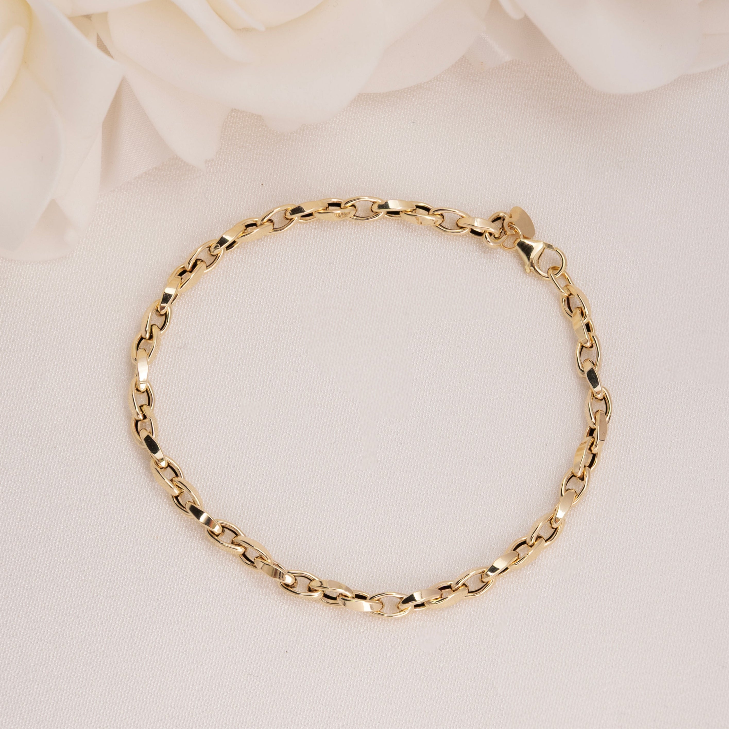 14k Rolo Bracelet