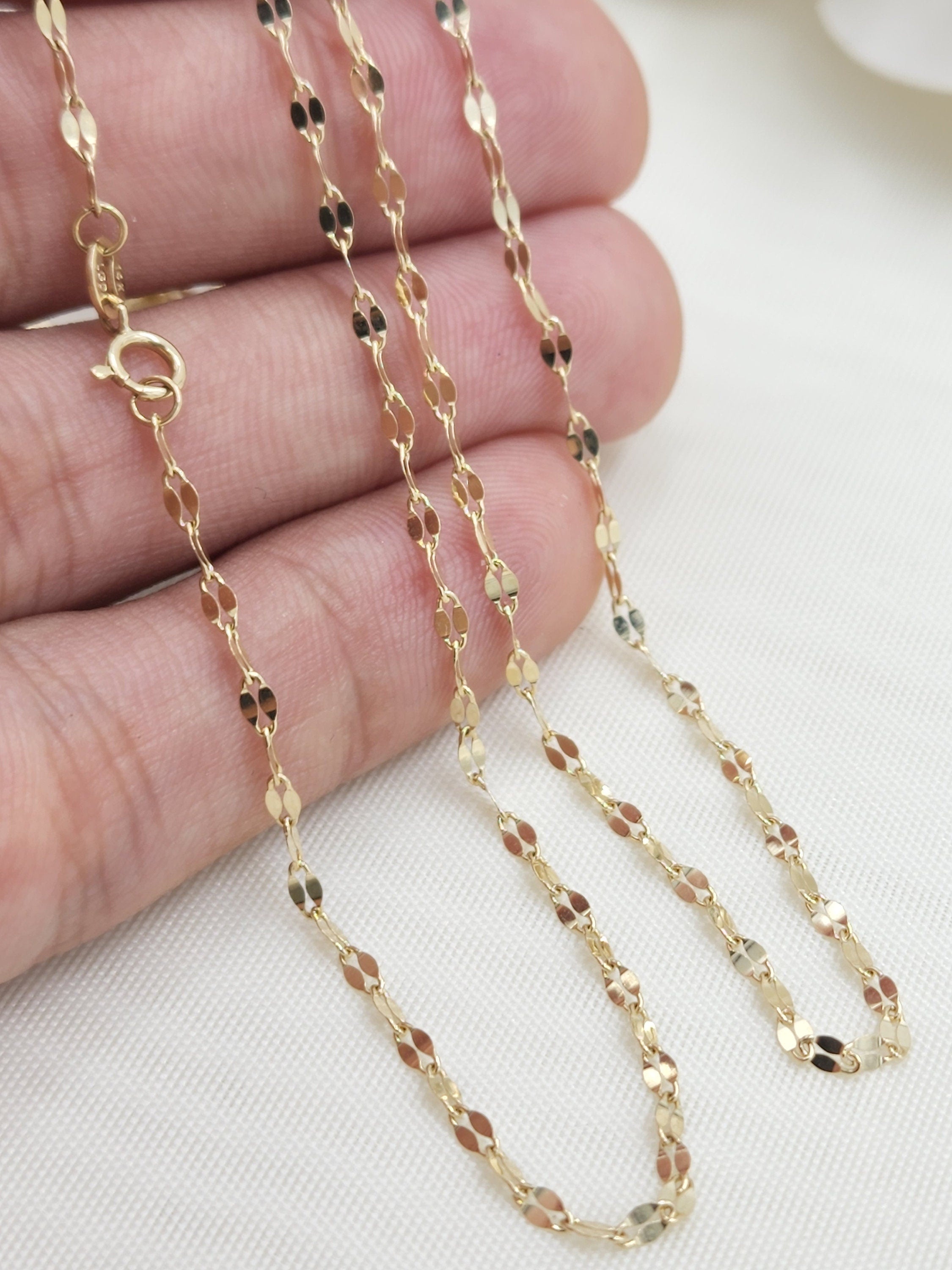 Solid 14k Gold Initial Pendant - Square Pendant - A-Z Charms - Perfect Gift - Diamond Cut