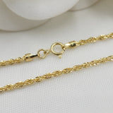 Elegant 14k Rope Chains - Hollow - Lightweight - Perfect Gift - Elegant and Shiny