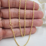 Elegant 14k Rope Chains - Hollow - Lightweight - Perfect Gift - Elegant and Shiny