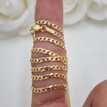 Solid 14k Gold 2.2mm Cuban Chains - 2.2mm - 16", 18", 20", 22", 24" - For Her - For Him - For kids