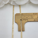 Solid 14k Gold 2.2mm Cuban Chains - 2.2mm - 16", 18", 20", 22", 24" - For Her - For Him - For kids