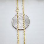 Elegant 14k Rope Chains - Hollow - Lightweight - Perfect Gift - Elegant and Shiny