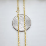 Elegant 14k Rope Chains - Hollow - Lightweight - Perfect Gift - Elegant and Shiny