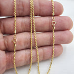 Elegant 14k Rope Chains - Hollow - Lightweight - Perfect Gift - Elegant and Shiny