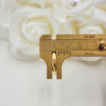 Solid Gold Wedding Bands - Polished Curved Bands for Her and For Him - Anniversary Gift - 14k, 18k.