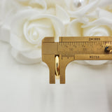 Solid Gold Wedding Bands - Polished Curved Bands for Her and For Him - Anniversary Gift - 14k, 18k.