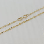 Solid 14k Gold Mirror Necklaces - Dainty and sparkling - Special design - Perfect Gift - 16, 18, 20, 22, 24 inches