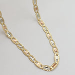 Real 14k Diamond Cut Star Valentino Chains - 16", 18", 20", 22", 24" - 2.7MM Thick - Shiny and Elegant