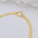 Solid 14k Gold Charm Bracelets - Heart Charm - Moon & Star - Key lock - For Her - Bismarck Bracelets