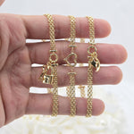 Solid 14k Gold Charm Bracelets - Heart Charm - Moon & Star - Key lock - For Her - Bismarck Bracelets