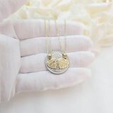 Solid 14k Gold Mom & Daughter Breakable Heart Pendant - 2 for 1 - Perfect Gift - Meaningful Fine Jewelry