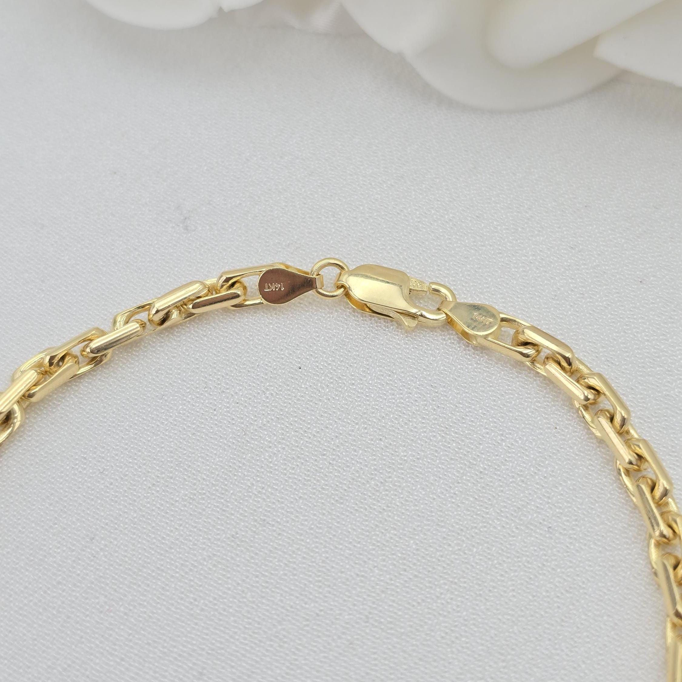14k Rolo Bracelet - 3.8MM