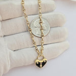Unique 14k gold Heart Locket Bracelet - Unique & Elegant Piece - 7+1 inches - Perfect Gift For Her