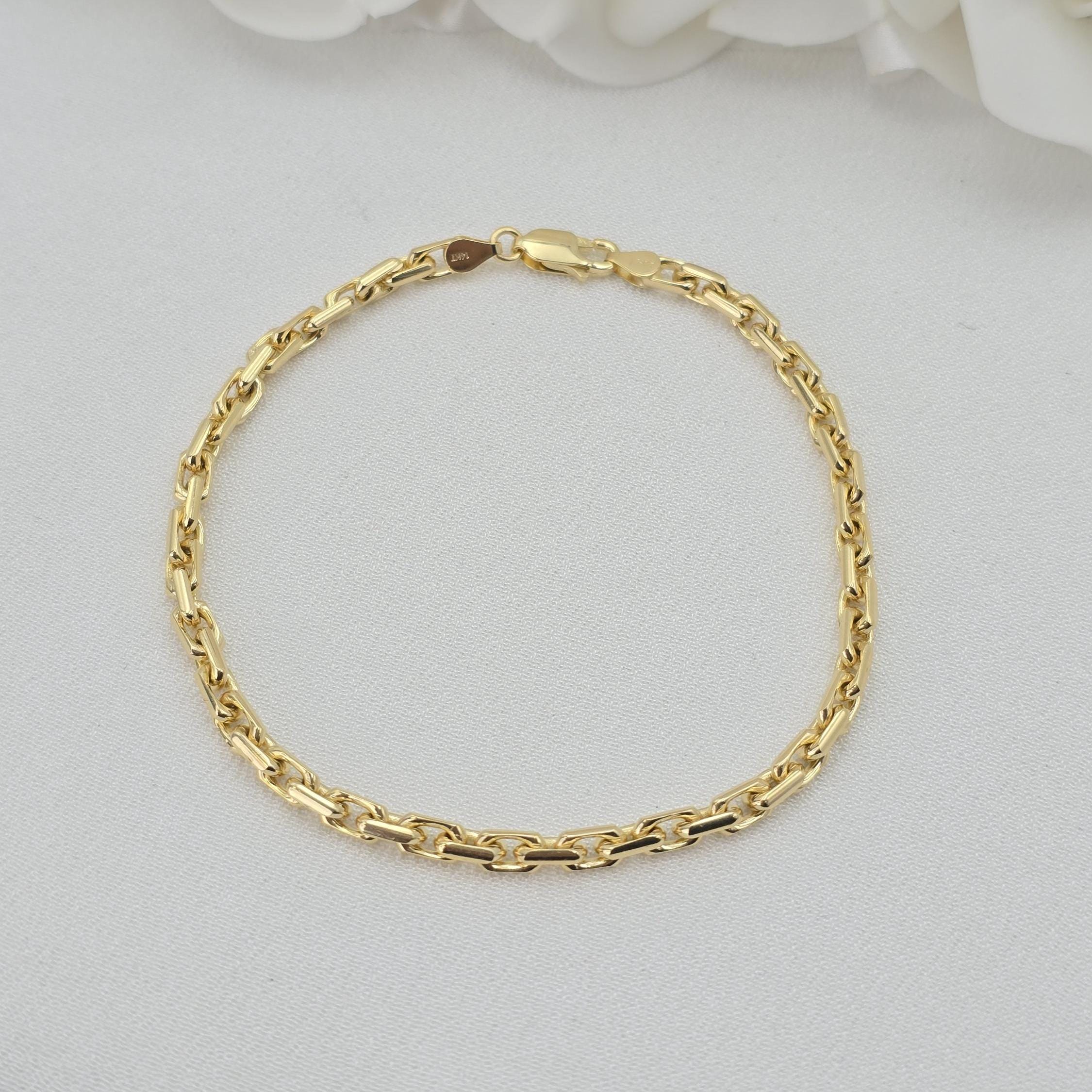 14k Rolo Bracelet - 3.8MM